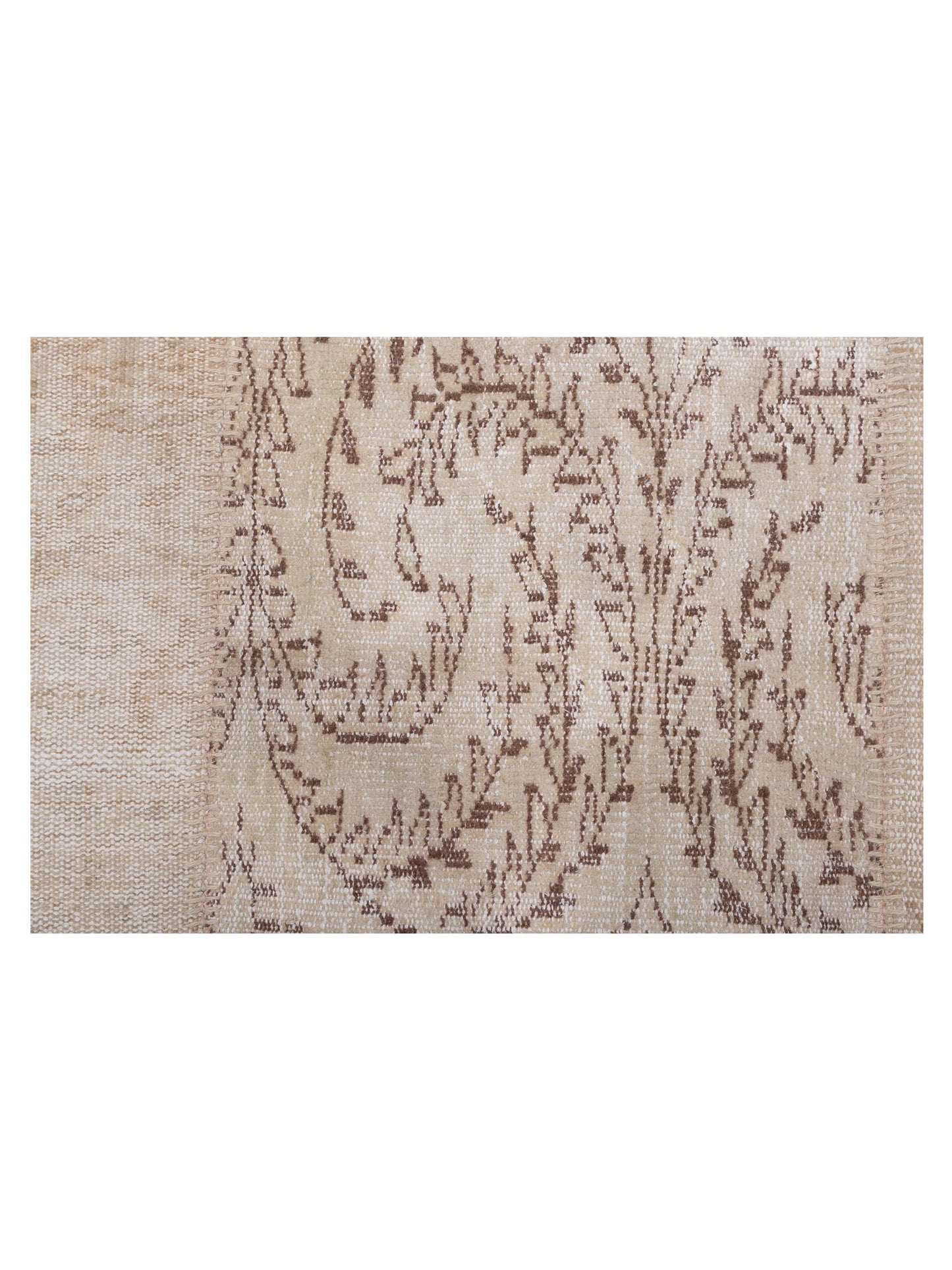 Turkish Vestige Patchwork 128997 Natural 10x14 Hand Knotted Rug