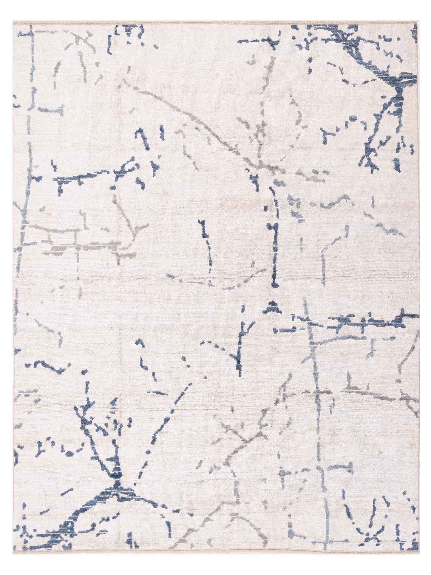 Pasha Atlas Ivory Gray Contemporary