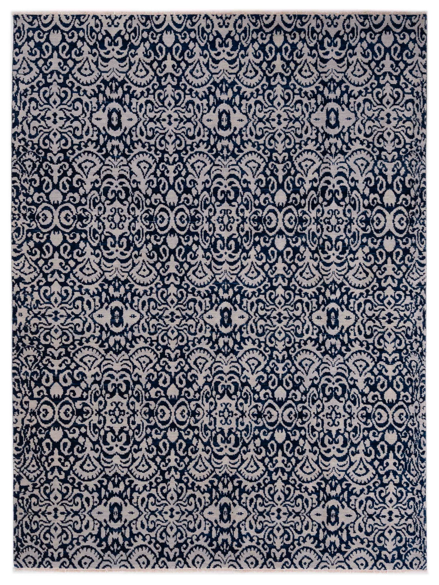 Rajpur Agra Ivory Blue Transitional
