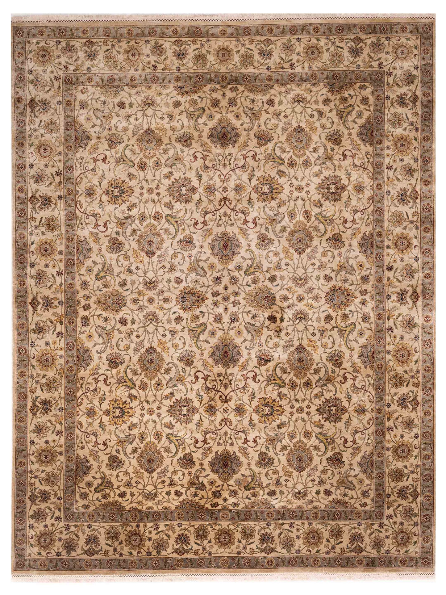 Rajpur Imperial Silk Ivory Ivory Traditional