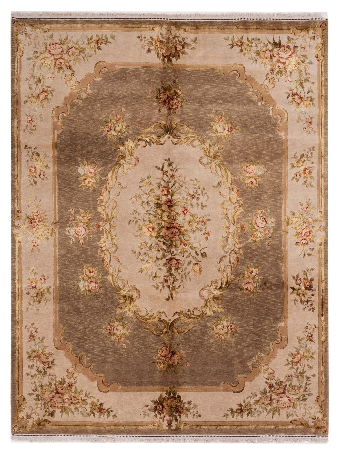 Rajpur Imperial Silk Tobacco Beige Traditional