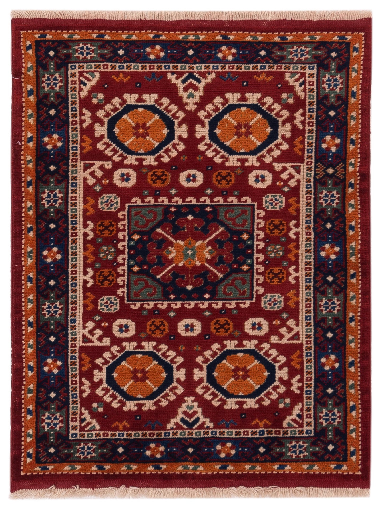 Pasha Turkish Shirwan Red Navy Traditional