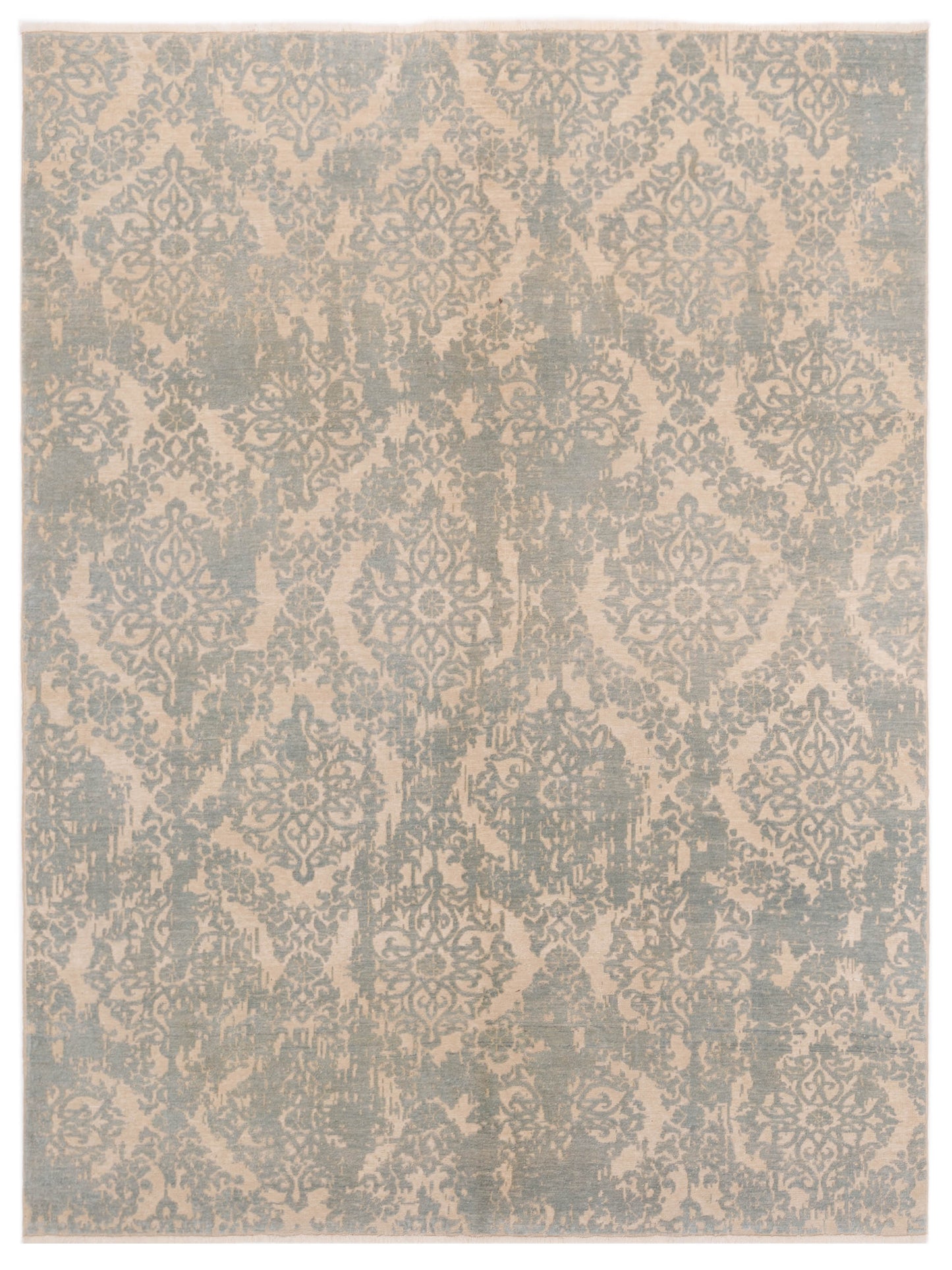 Pasha Defne Ivory Ice Blue Transitional