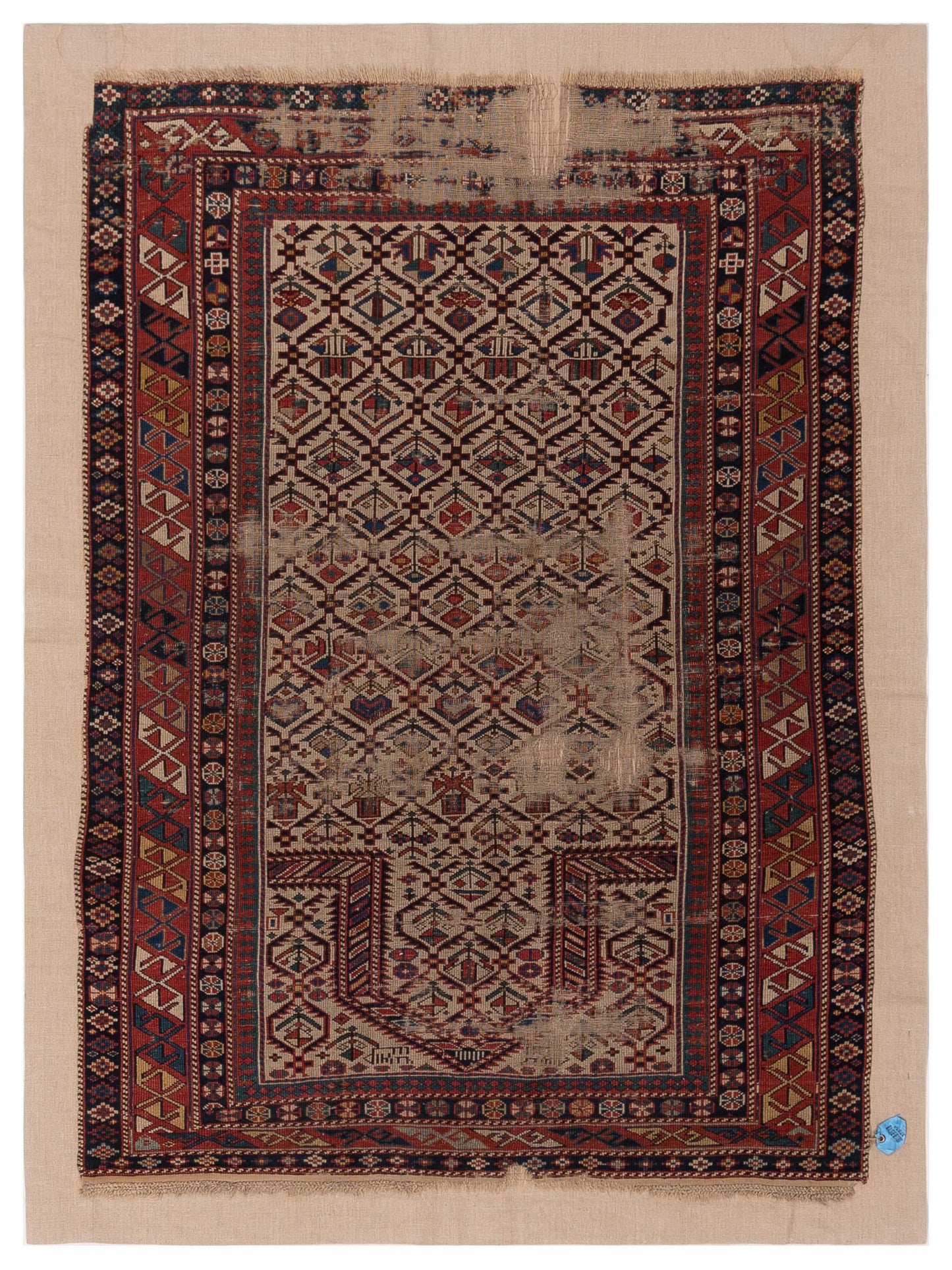 Nomad Antique Caucasian Beige Rust Traditional