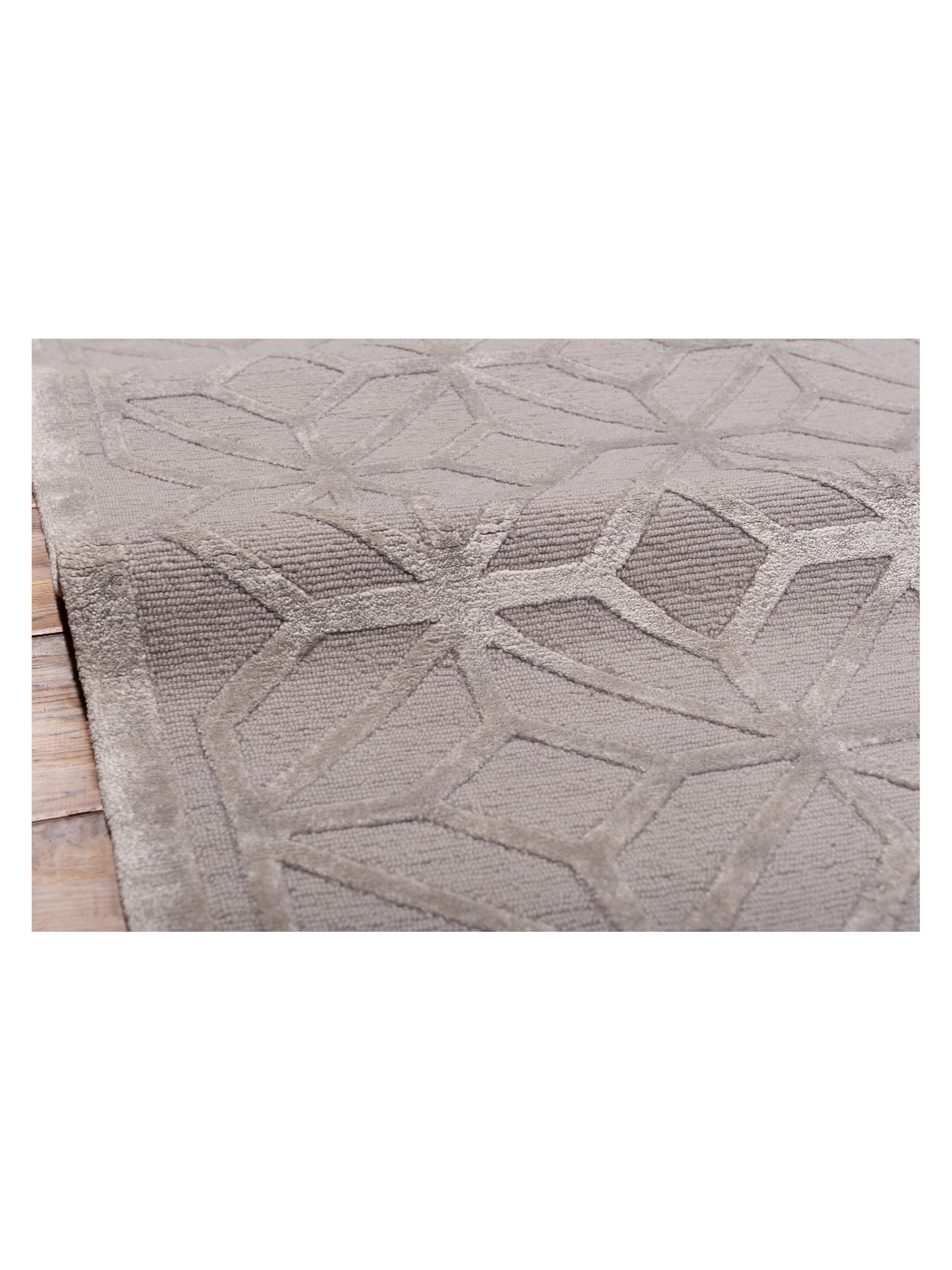 Tibetino 127512 Gray 9.11x14.1 Hand Knotted Rug