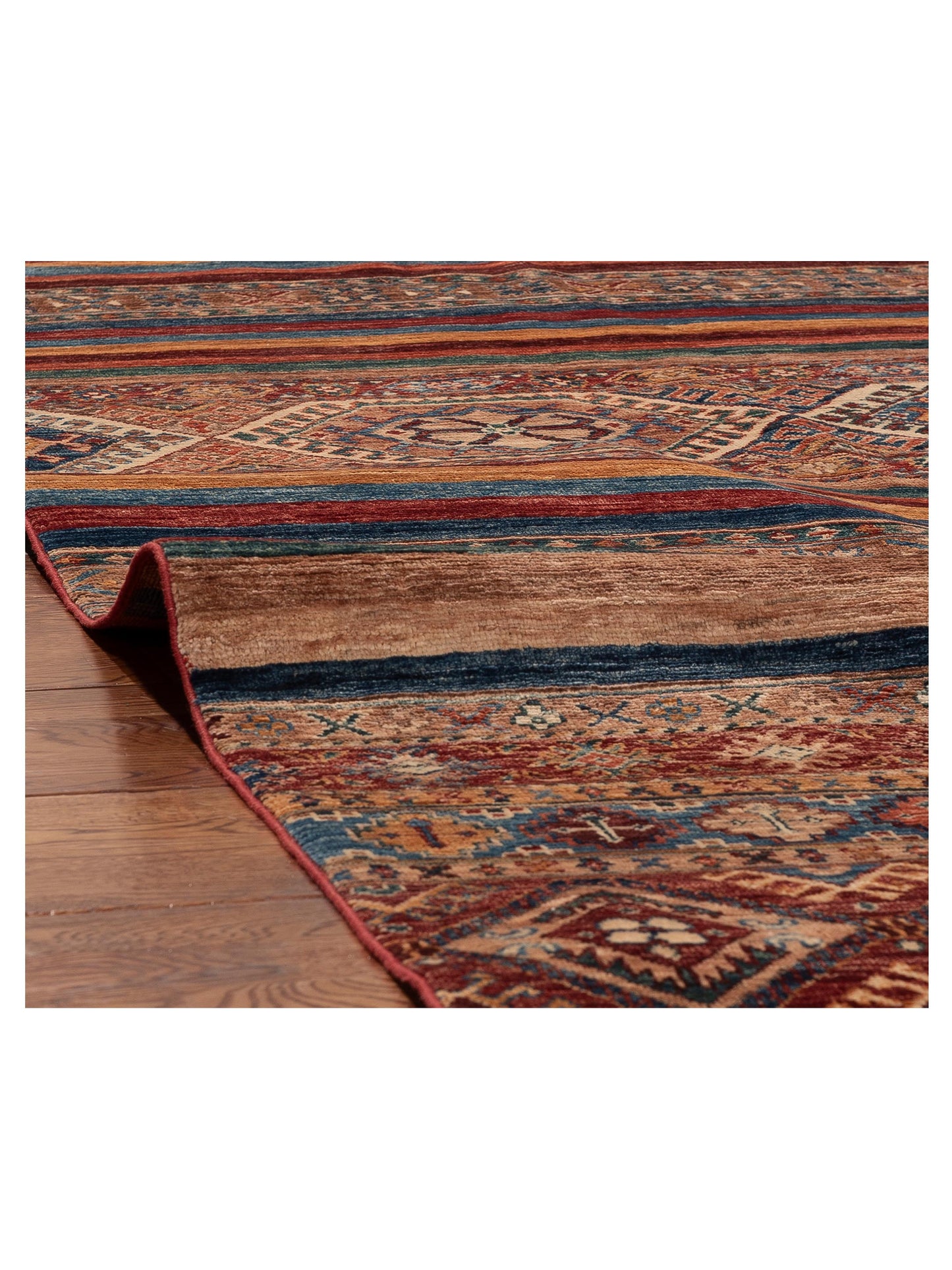 Khorjin 156146 Multi Multi 9x11.11 Hand Knotted Rug