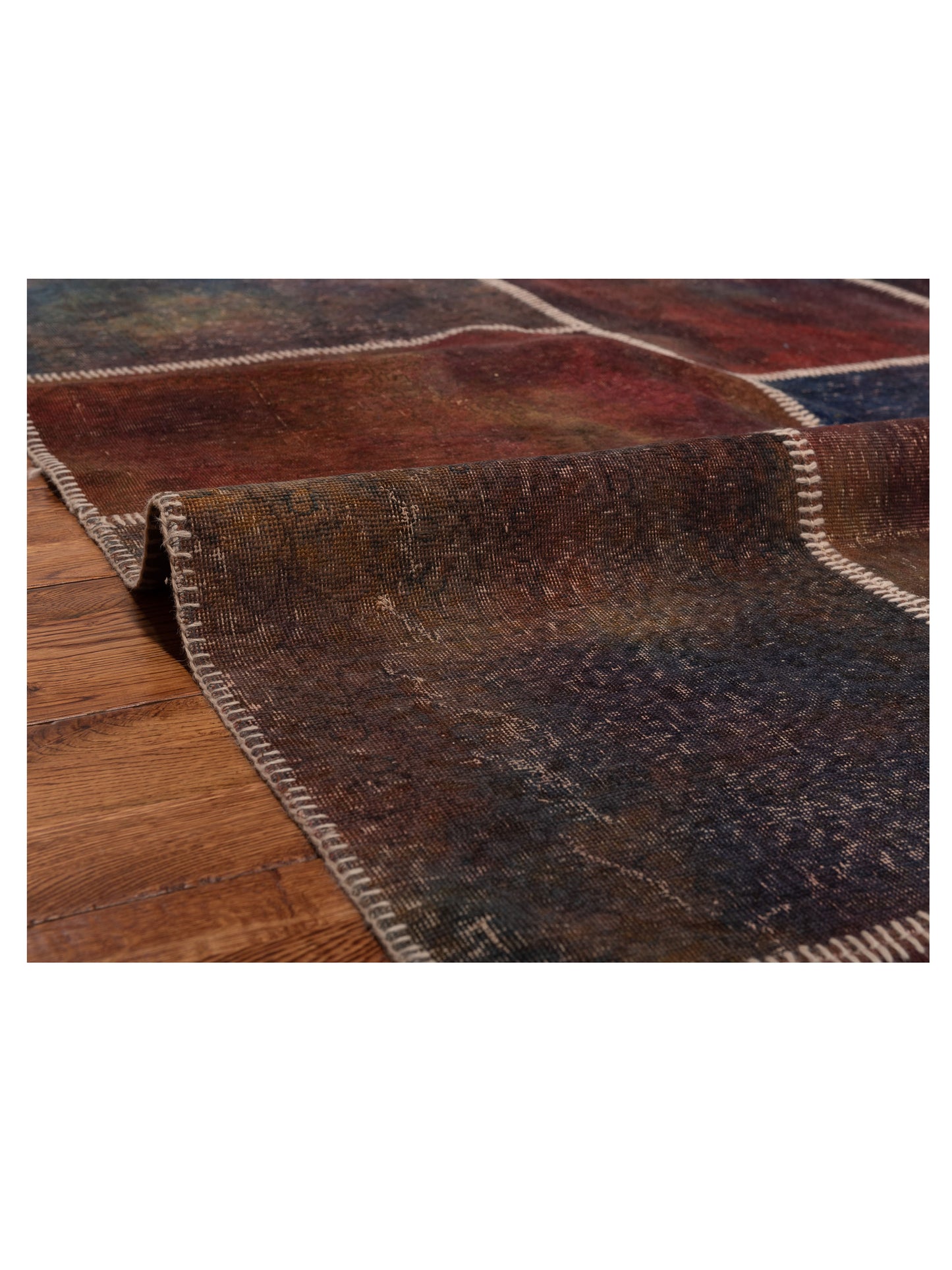 Turkish Vestige Patchwork 108901 Multi 8x9.10 Hand Knotted Rug