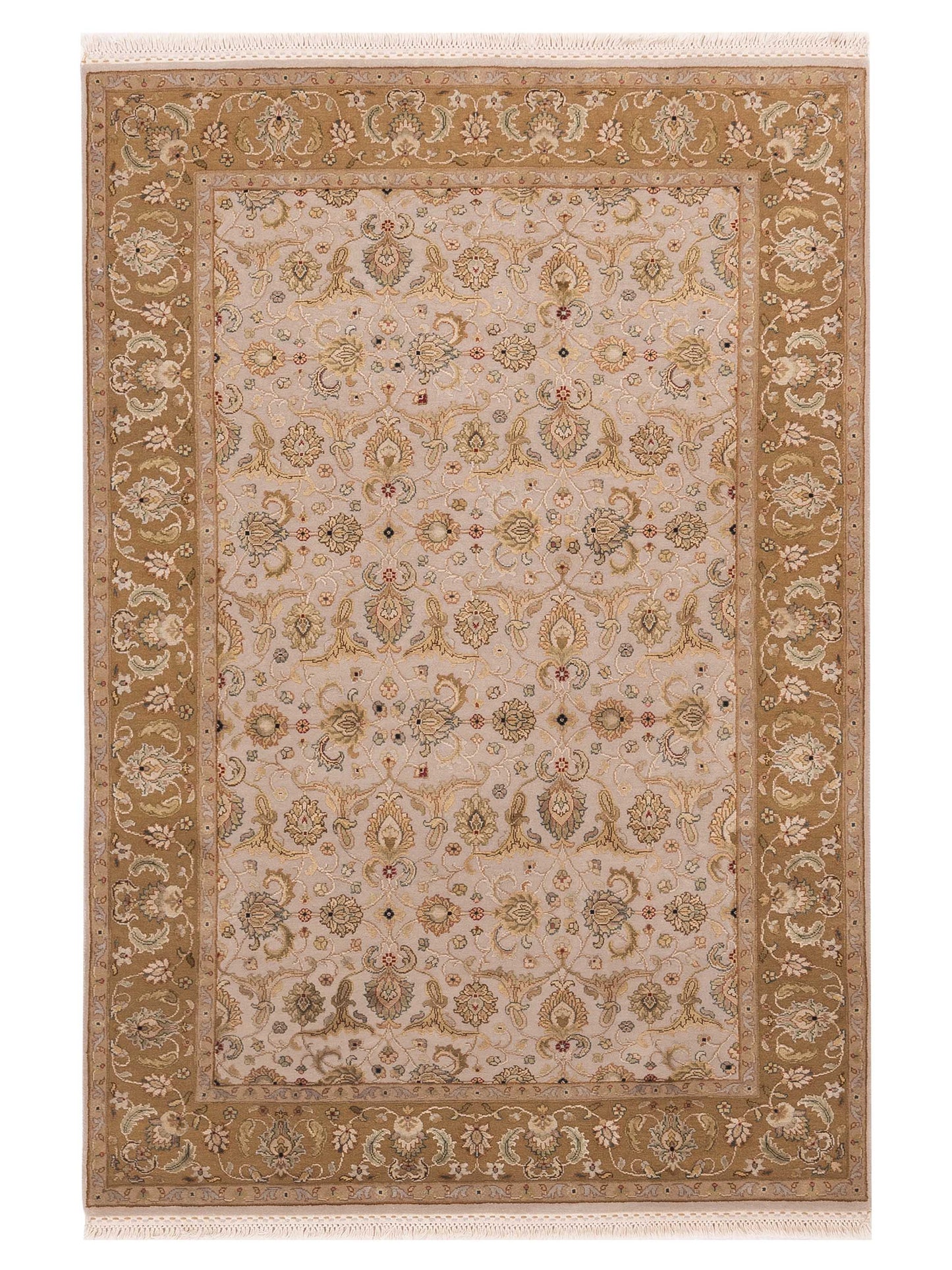 Rajpur Imperial Silk Ivory Gold Traditional