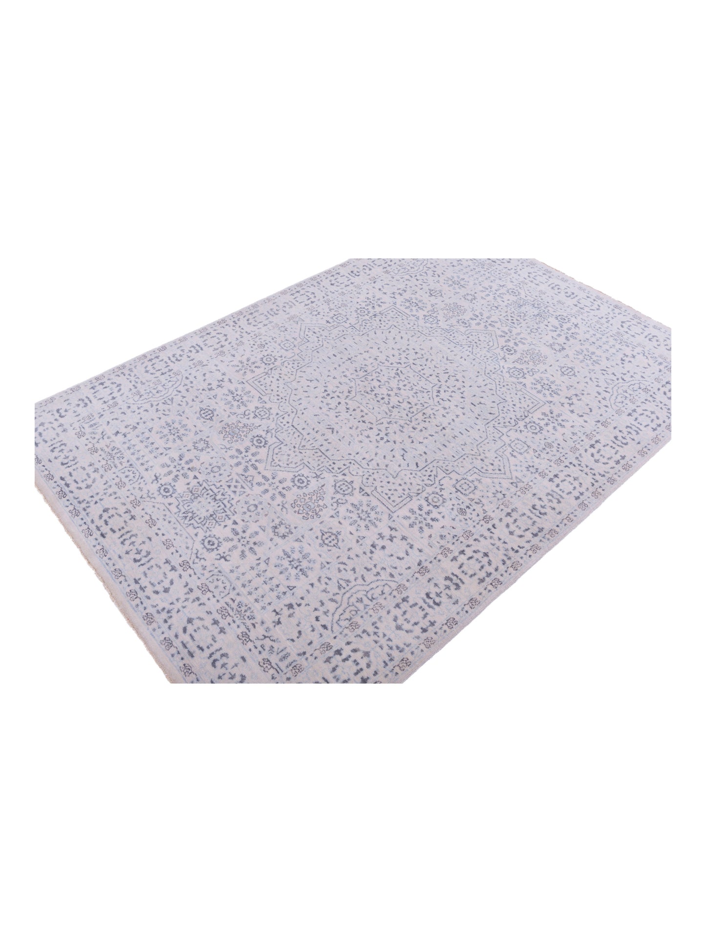 Artisan Mamluk 125088 Ivory Ivory 4.2x6 Hand Knotted Rug