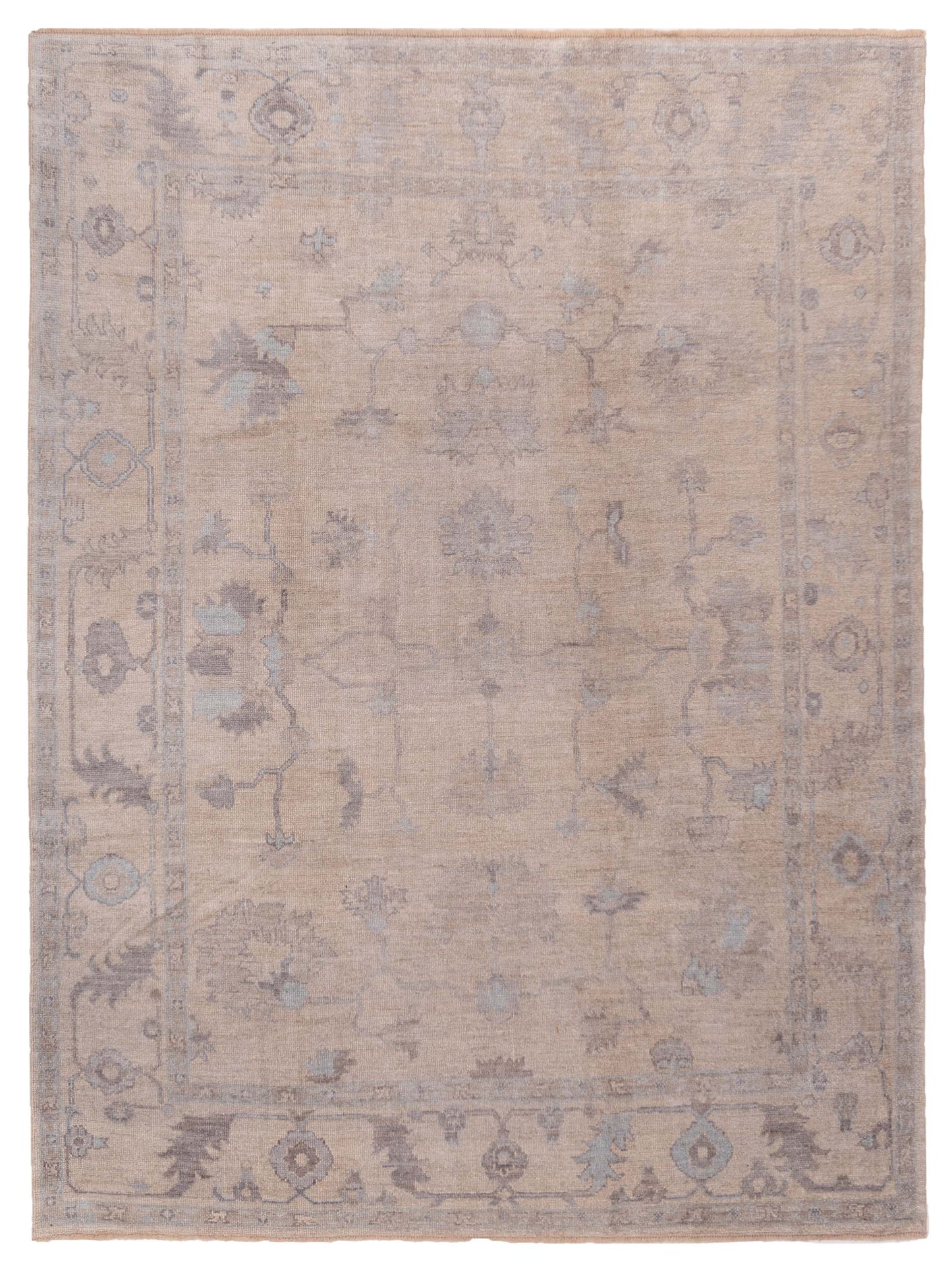 Anadol Angora Oushak Beige Beige Traditional