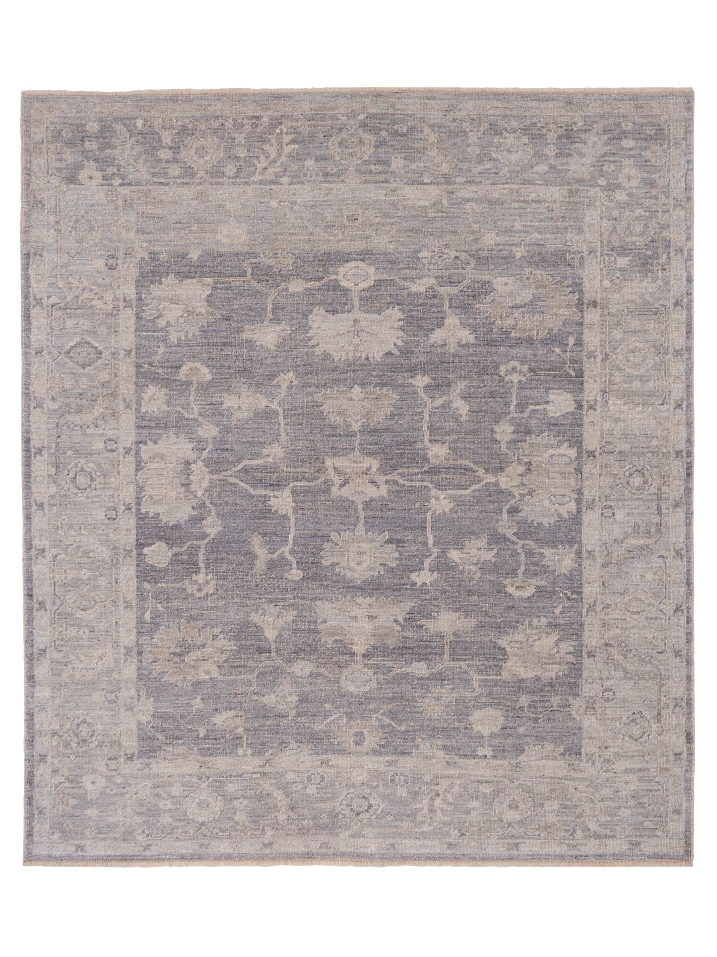 Anadol Angora Oushak Gray Dark Gray Traditional