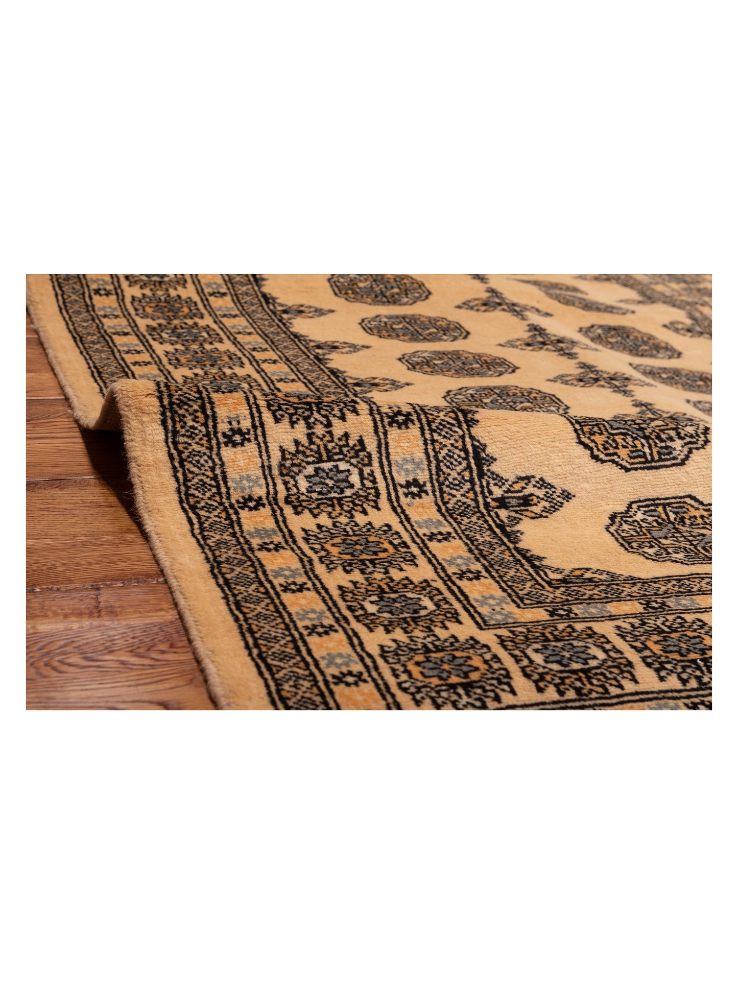 Bokhara 147894 Beige Beige 4x5.9 Hand Knotted Rug