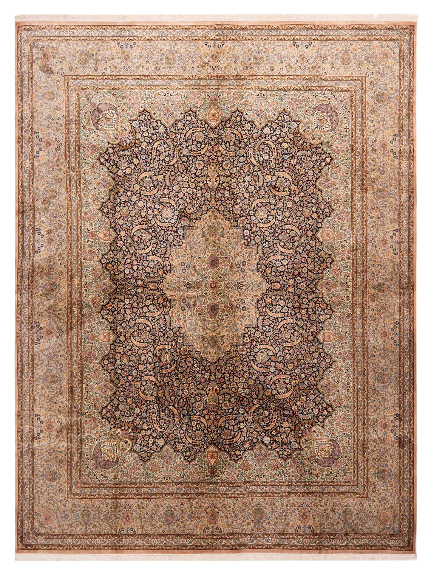 Pasha Pure Silk Black Camel Traditional