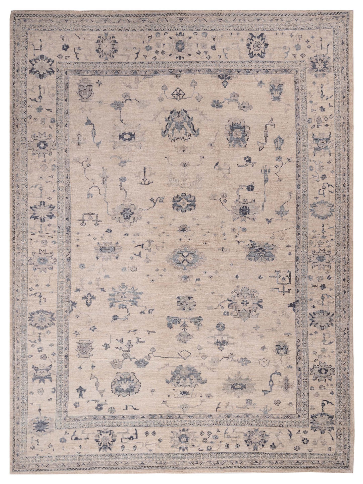 Anadol Angora Oushak Ivory Ivory Traditional