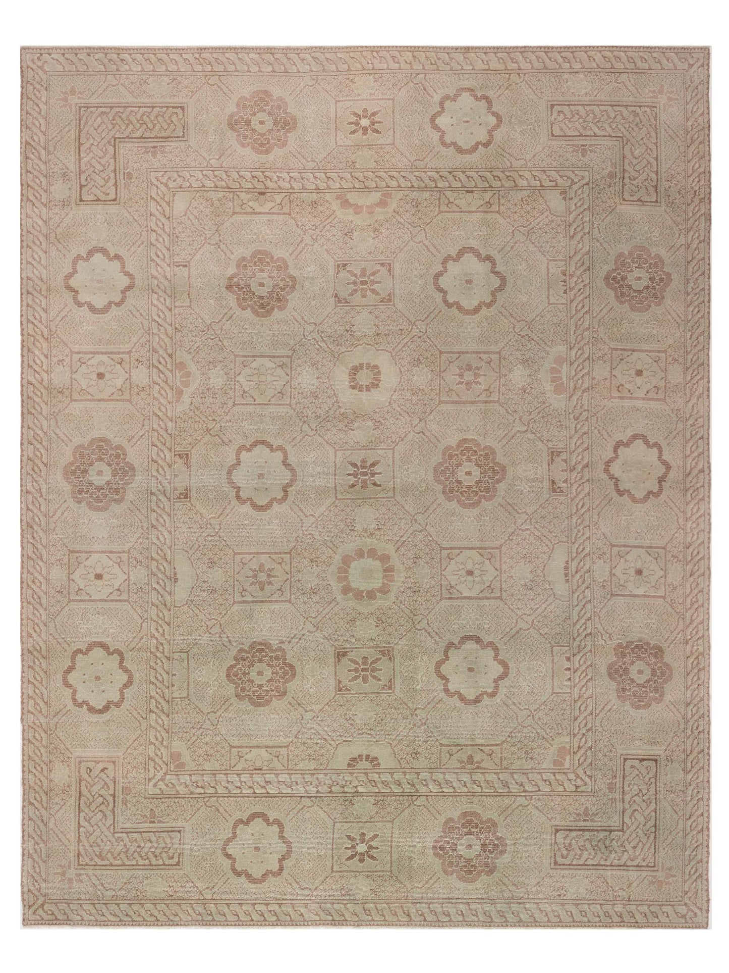 Pasha Vintage Beige Beige Traditional