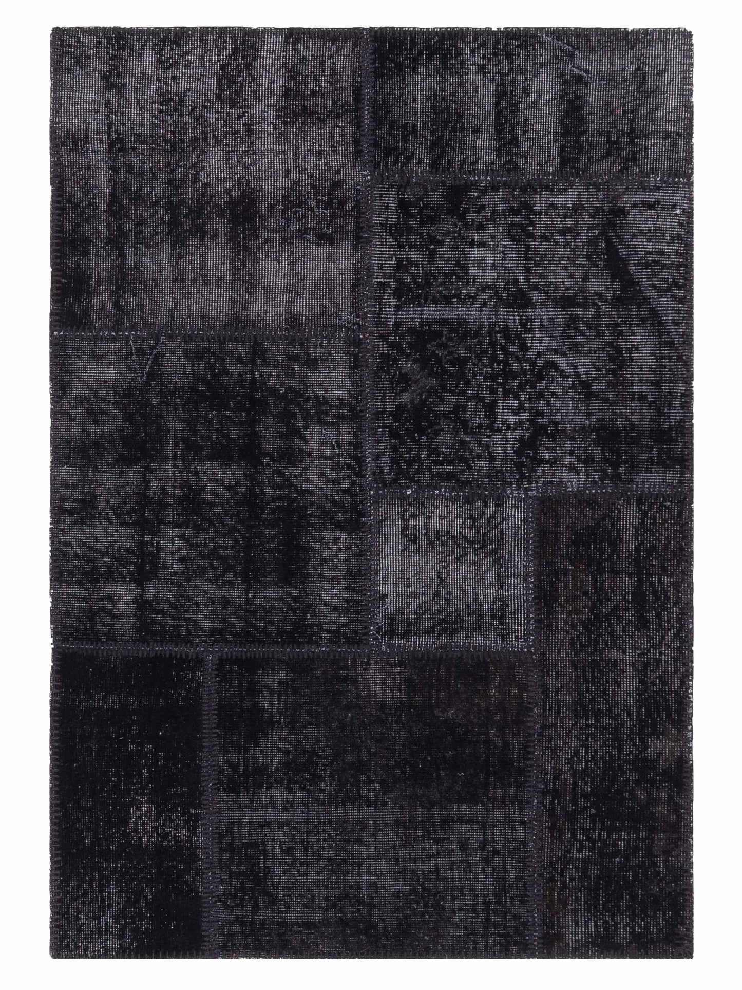 Pasha Turkish Vestige Patchwork Black Contemporary