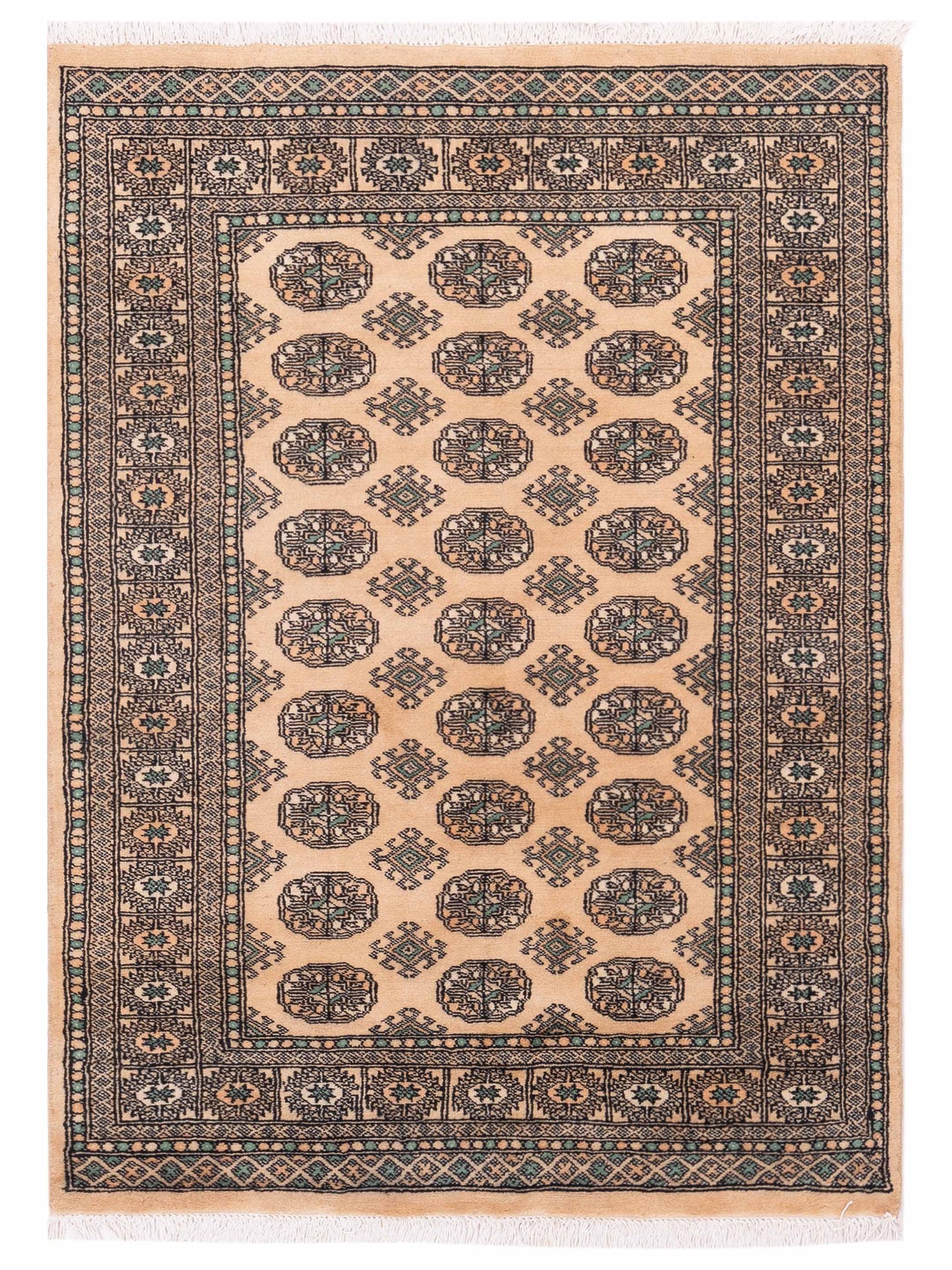 Nomad Bokhara Beige Beige Traditional