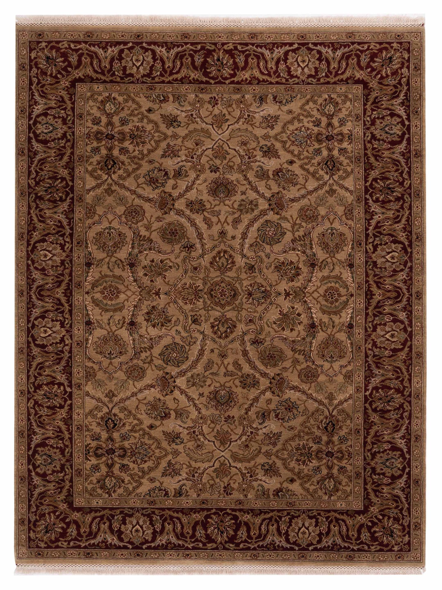 Rajpur Crown Beige Red Transitional