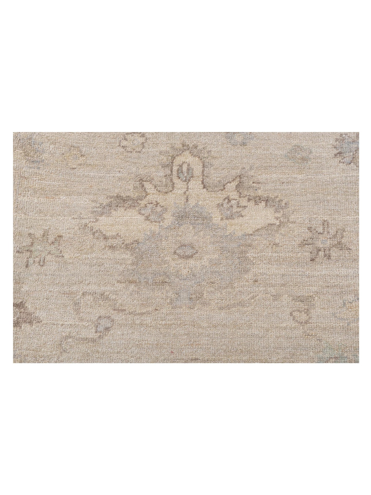 Angora Oushak 147162 Silver Gray 7.11x9.5 Hand Knotted Rug