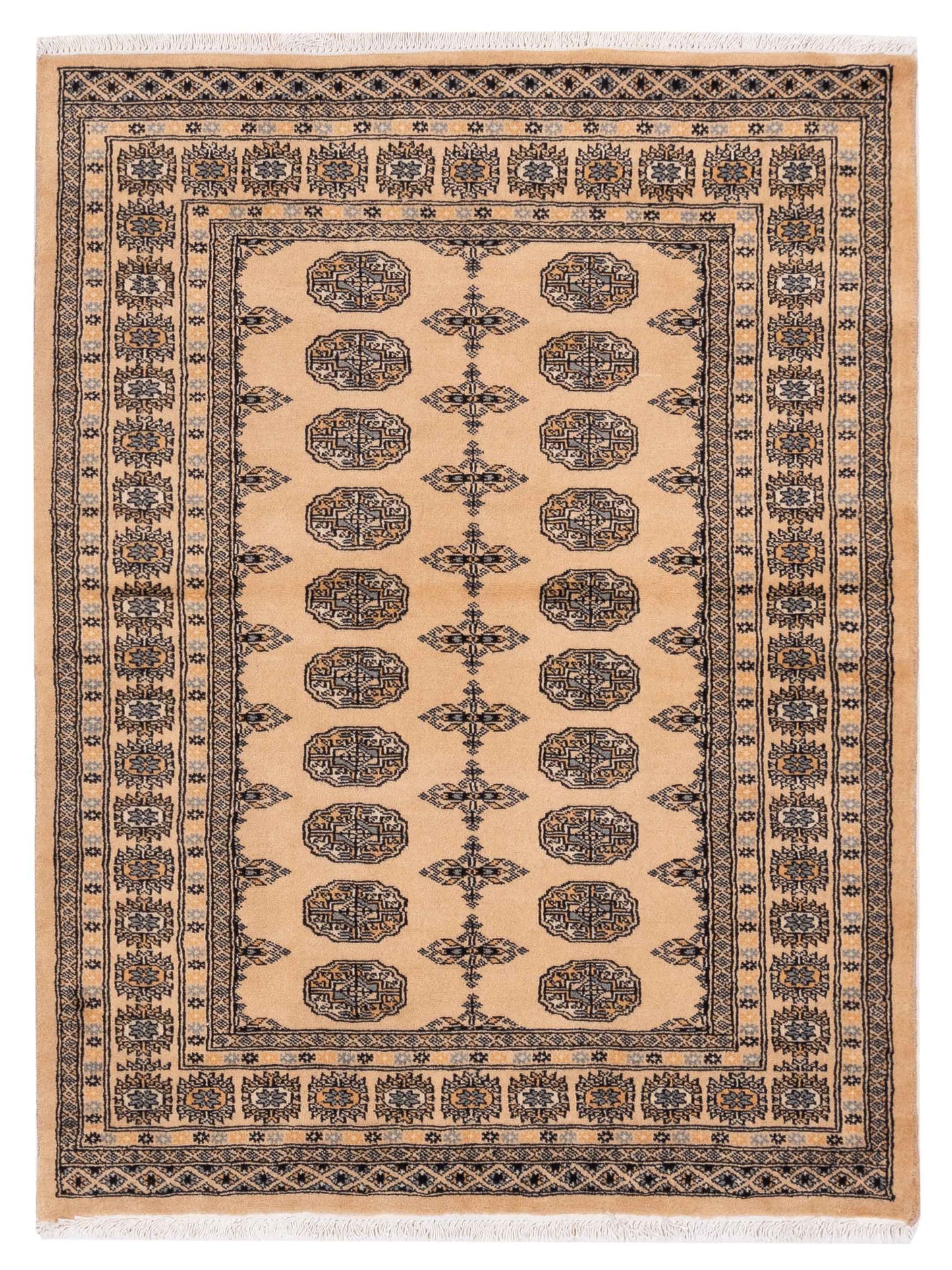 Nomad Bokhara Beige Beige Traditional