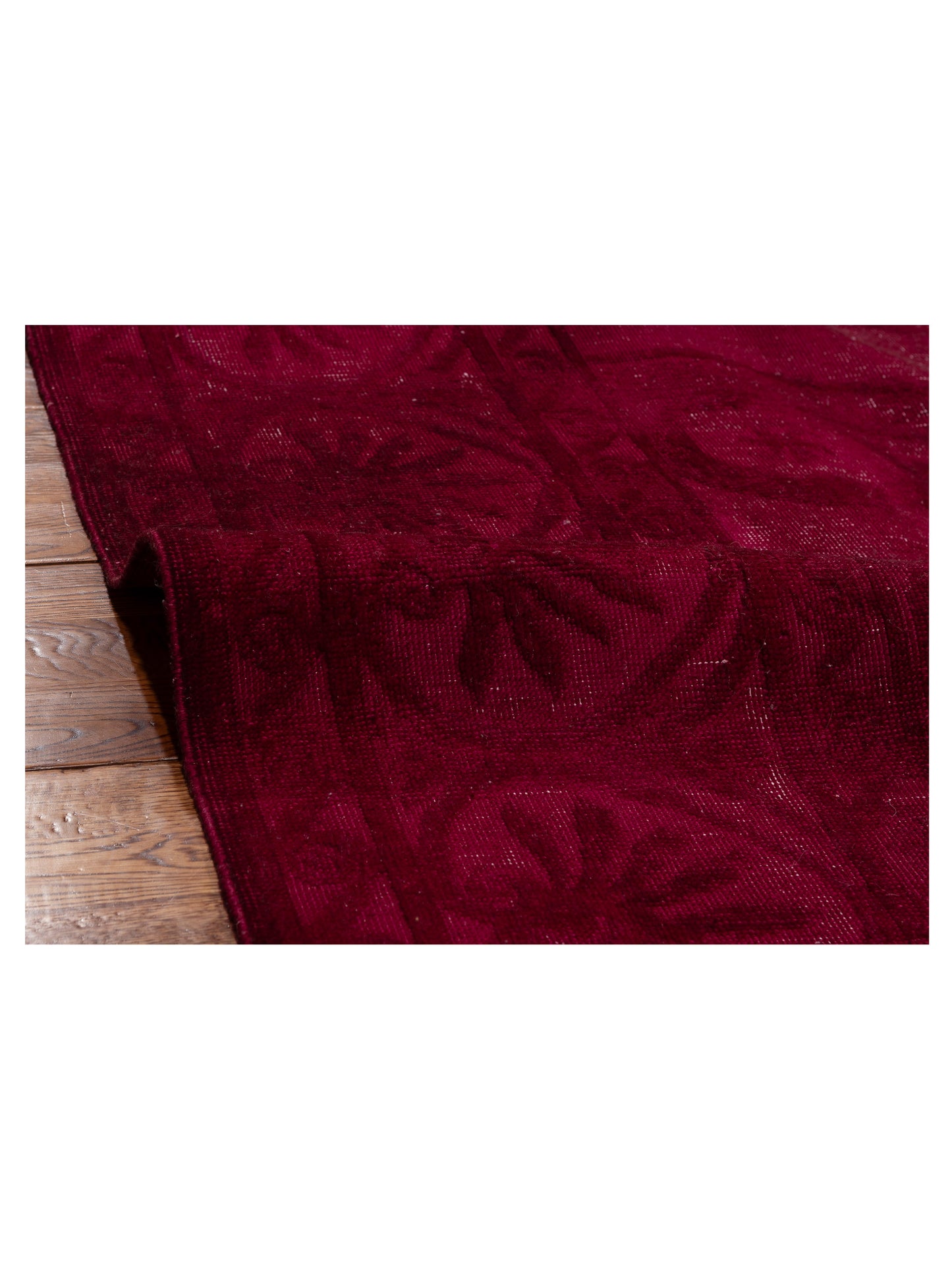 Vintage 150813 Red 11.11x14.9 Hand Knotted Rug
