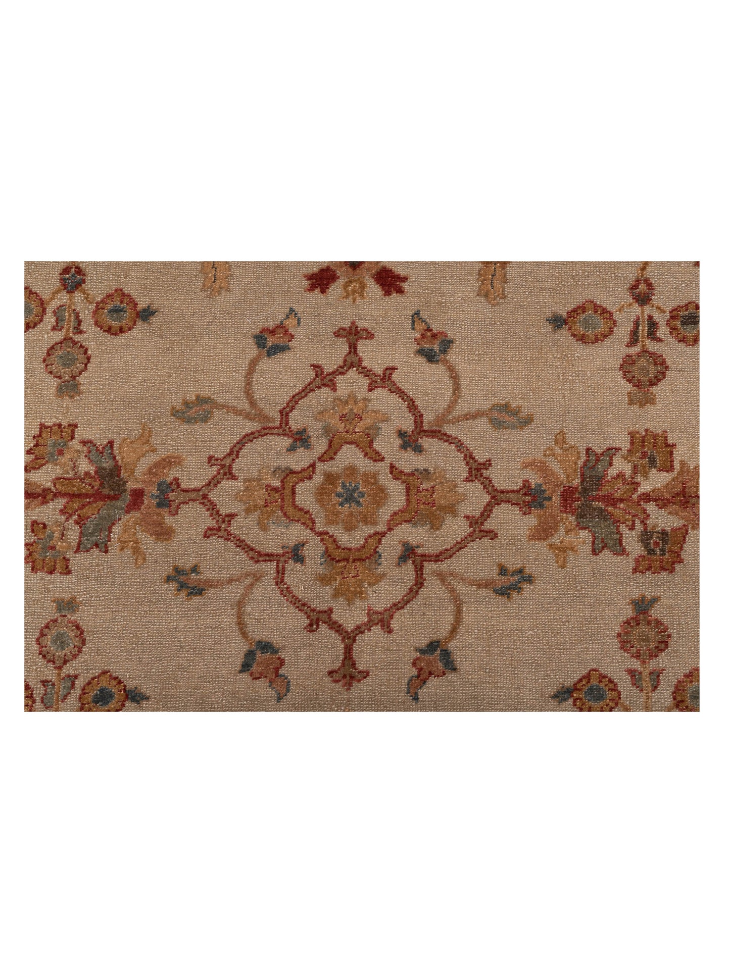 Turkish Elvan 108108 Silver Gold 11.11x18.6 Hand Knotted Rug