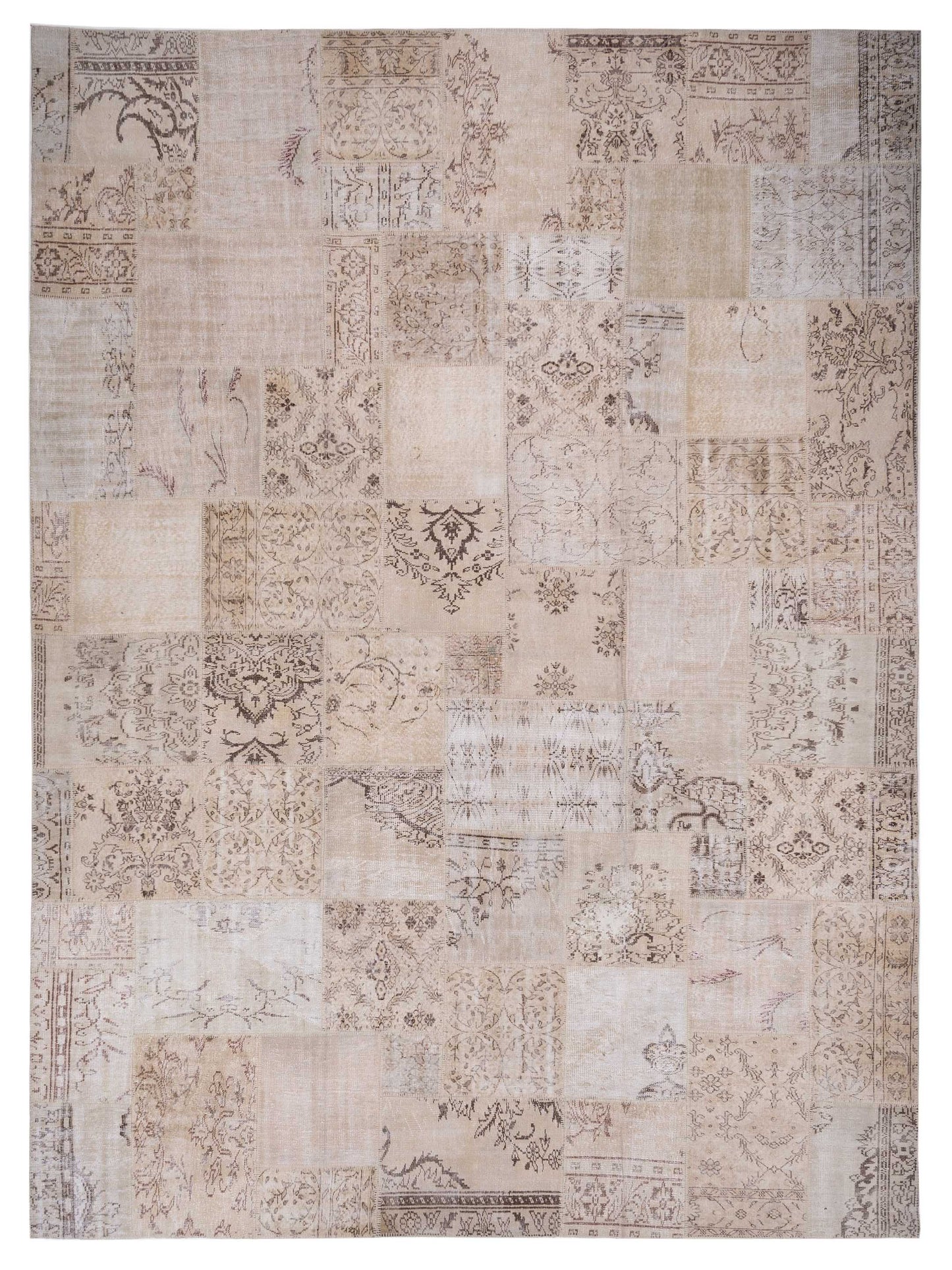 Pasha Turkish Vestige Patchwork Beige Contemporary