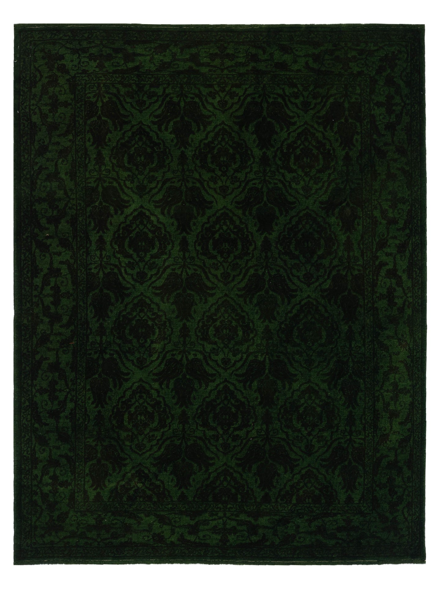 Pasha Color Bouquet Green Green Transitional