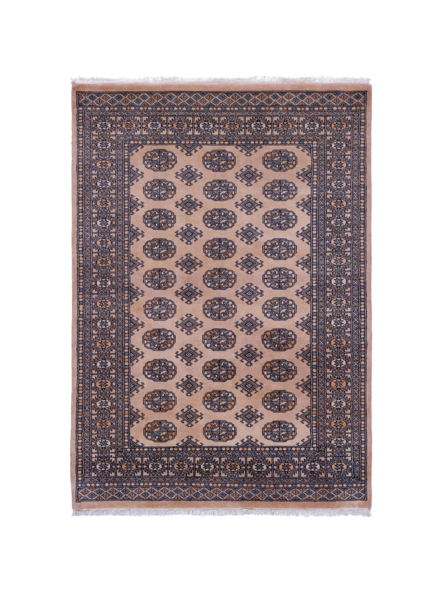 Nomad Bokhara Beige Beige Traditional