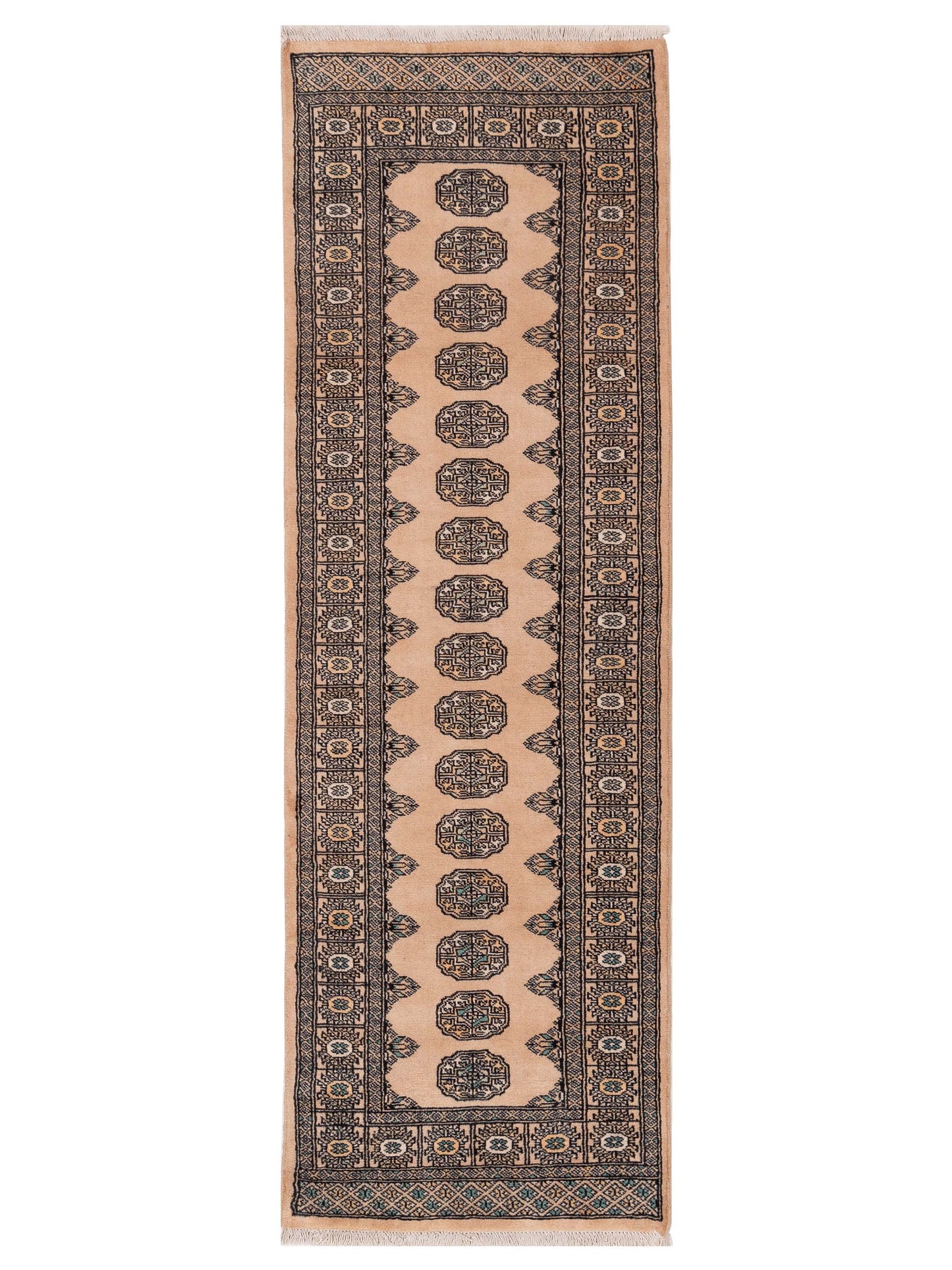 Nomad Bokhara Beige Beige Traditional