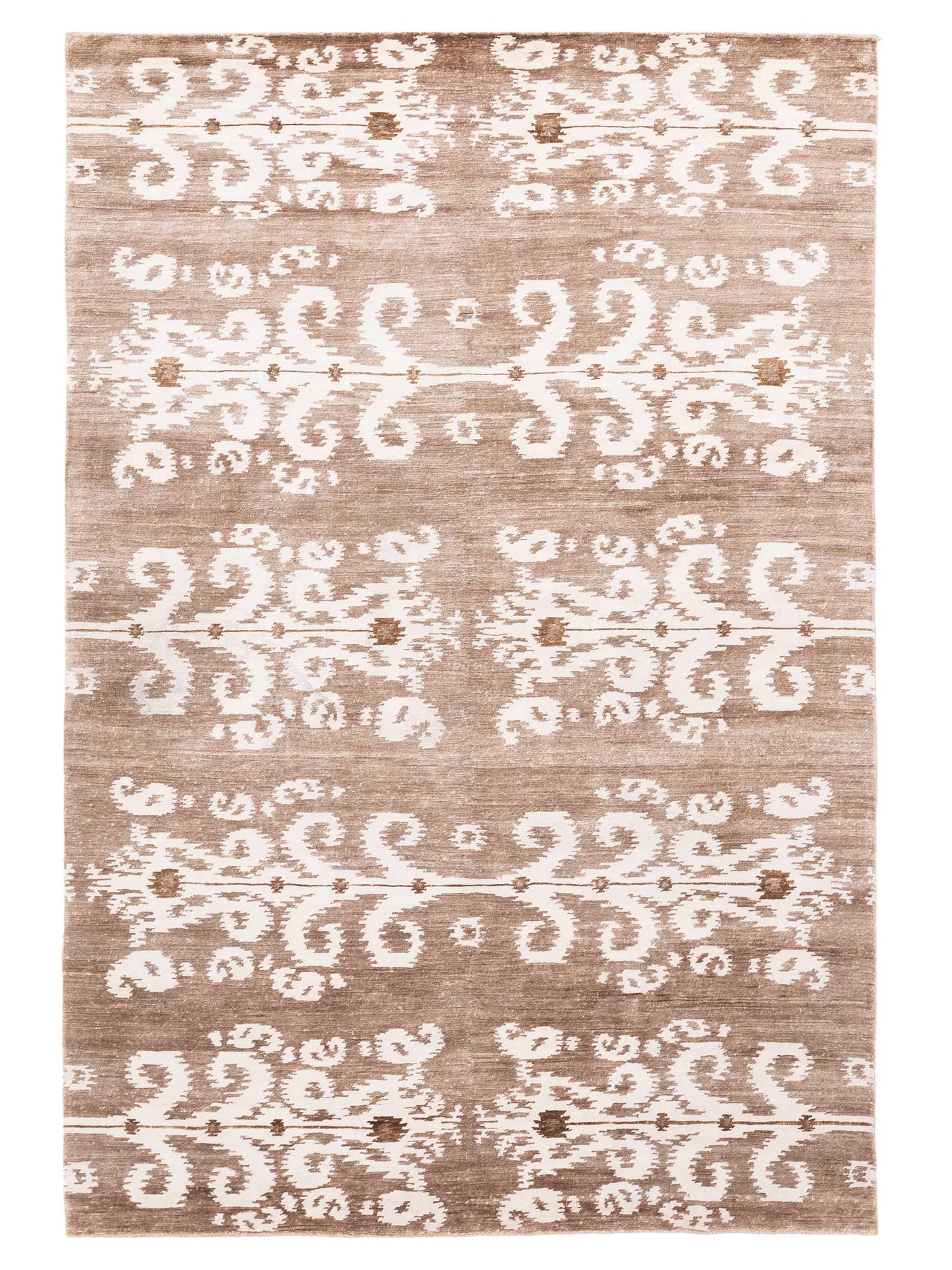 Siena Tibetino Brown Ivory Contemporary