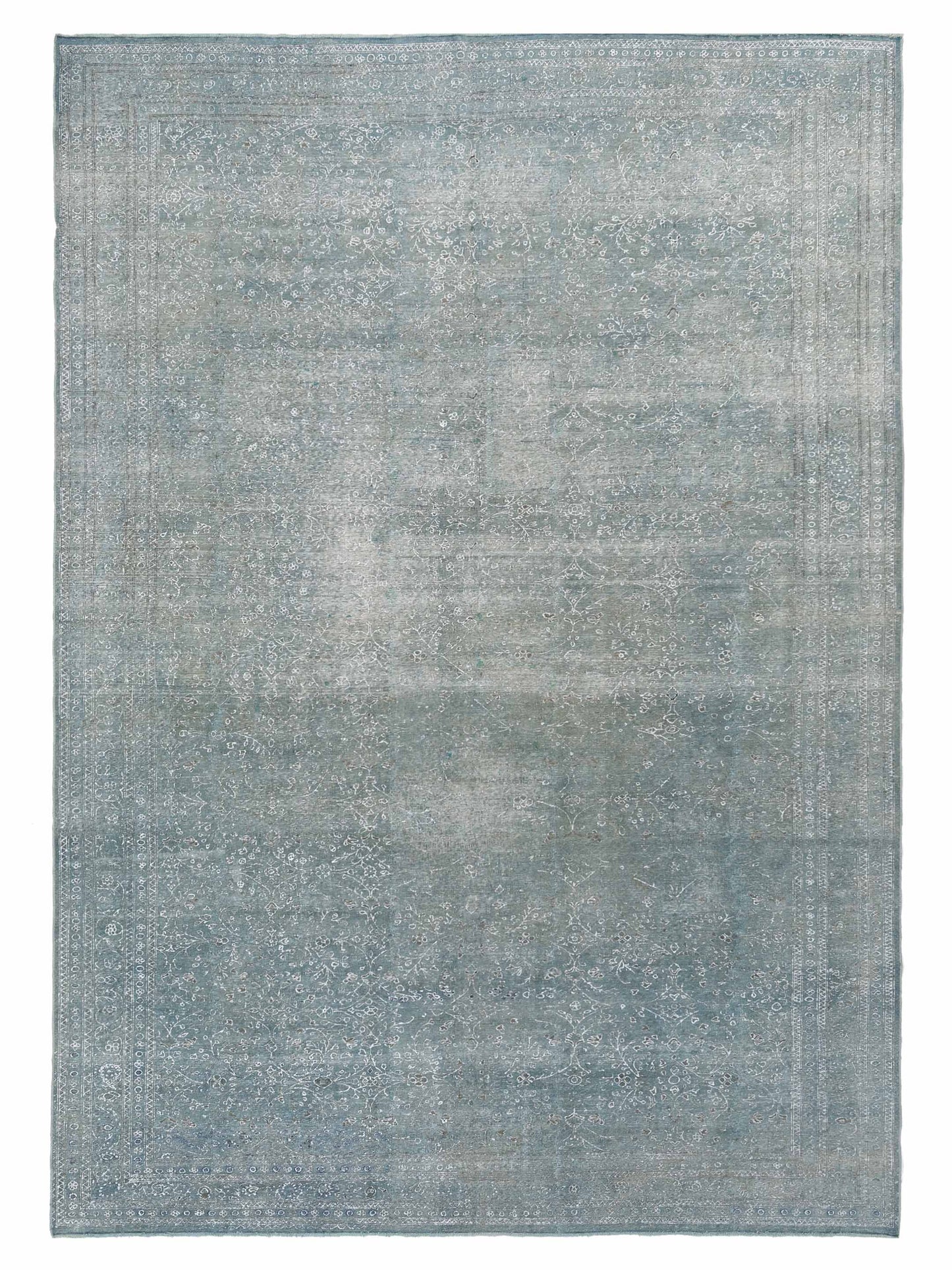 Pasha Vintage Blue Blue Contemporary