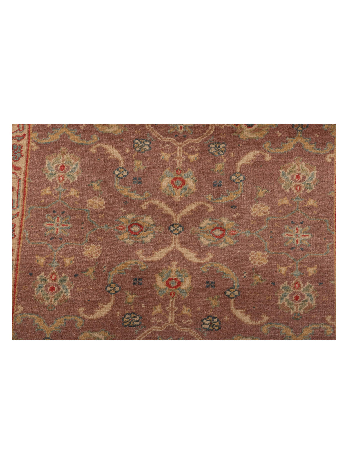 Antique Loom 105066 Purple Ivory 2.6x10.1 Hand Knotted Rug