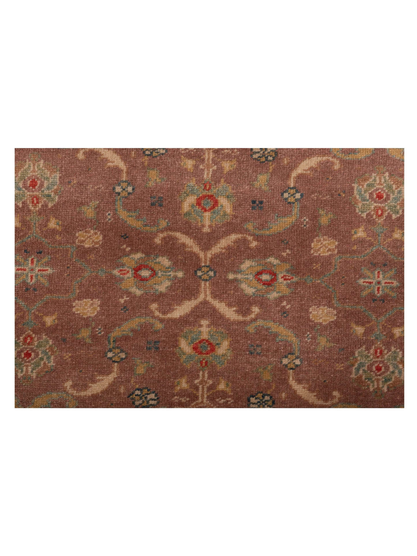 Antique Loom 105074 Purple Ivory 2.7x10 Hand Knotted Rug