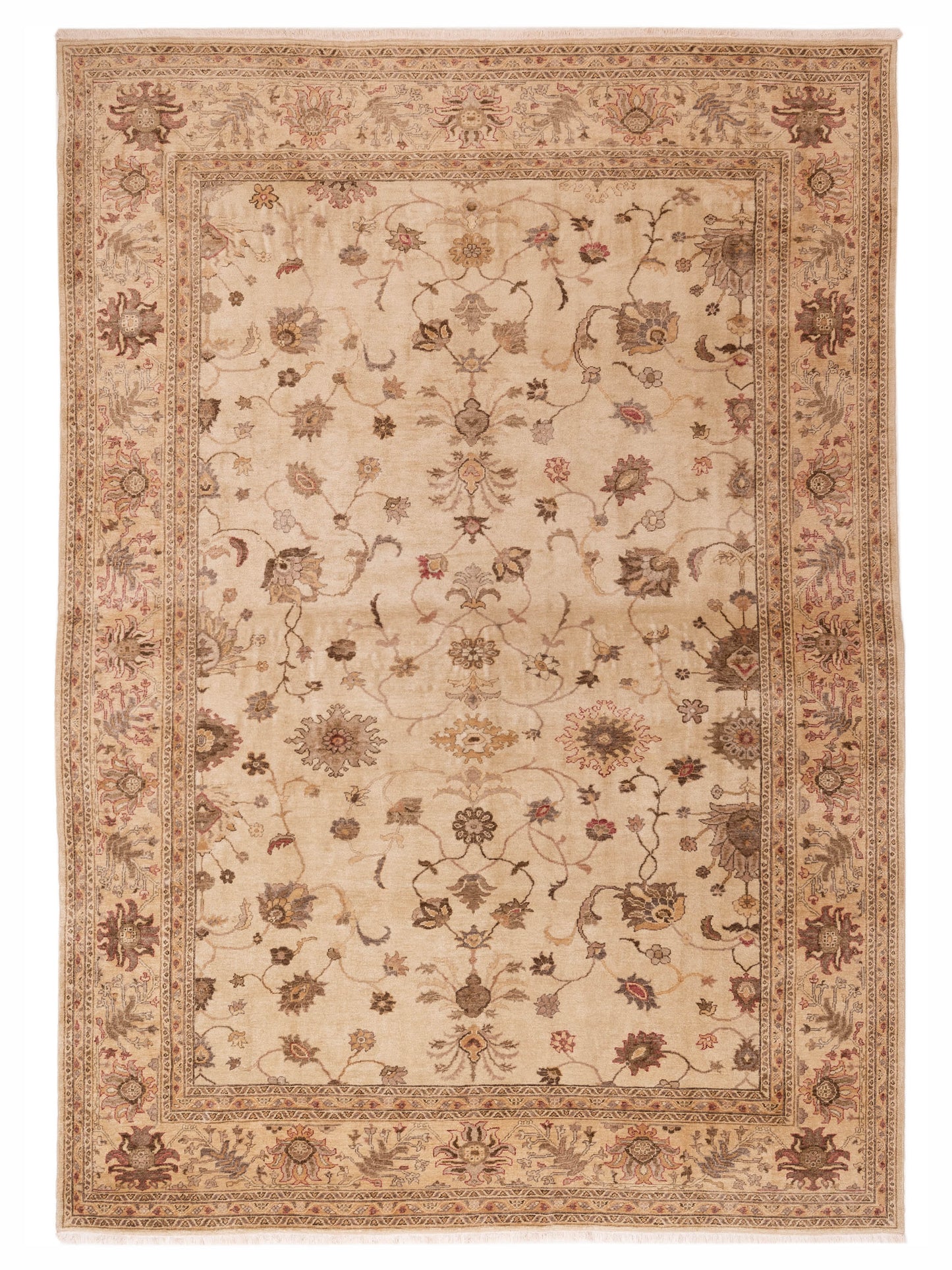 Pasha Turkish Elvan Ivory Gold Traditional
