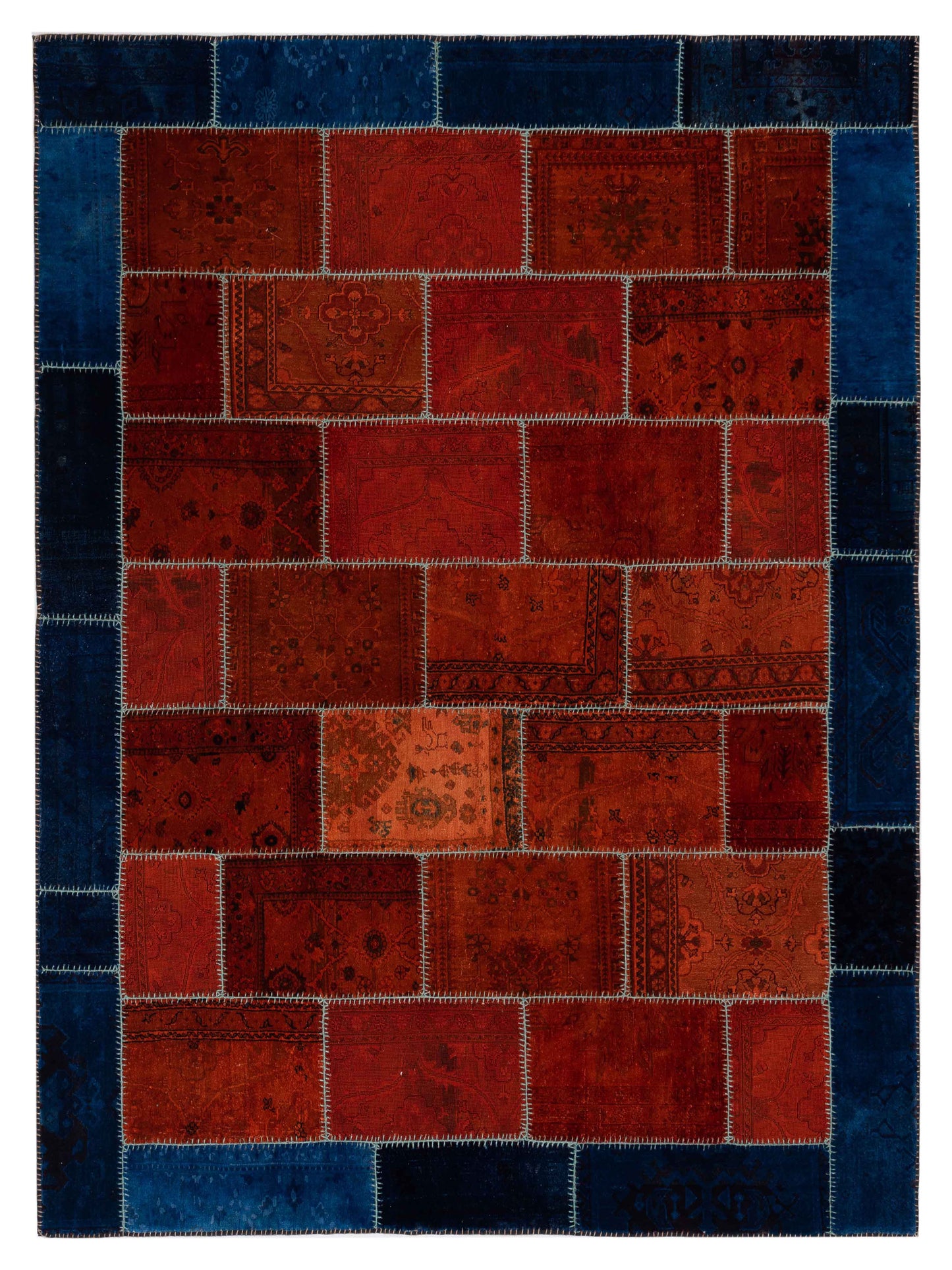 Pasha Turkish Vestige Patchwork Multi Contemporary