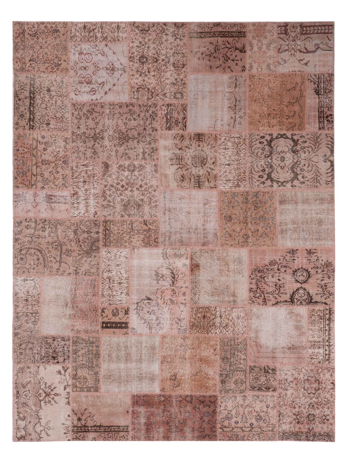 Pasha Turkish Vestige Patchwork Pink Contemporary