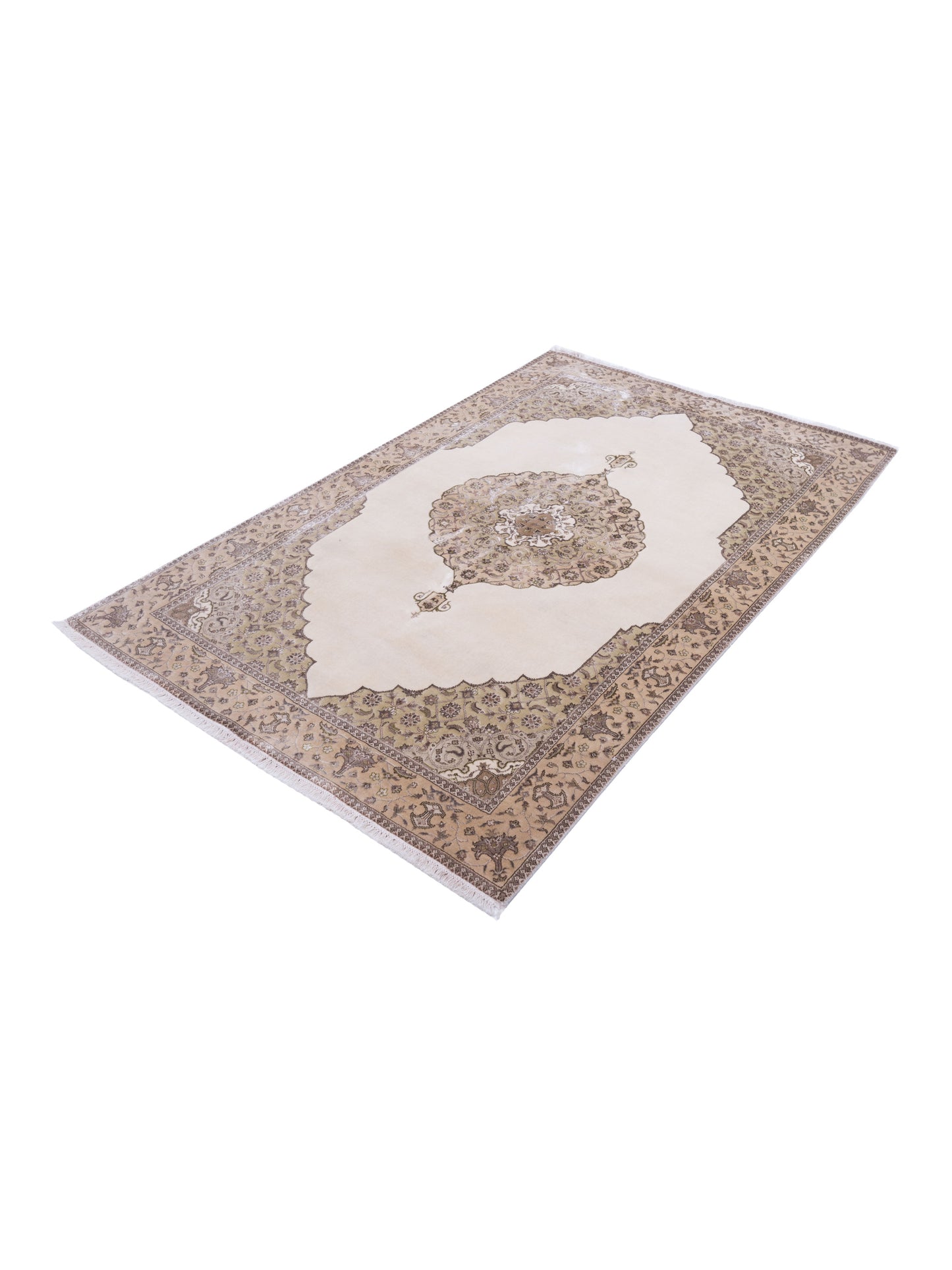 Imperial 116470 Ivory Beige 4.1x6.4 Hand Knotted Rug