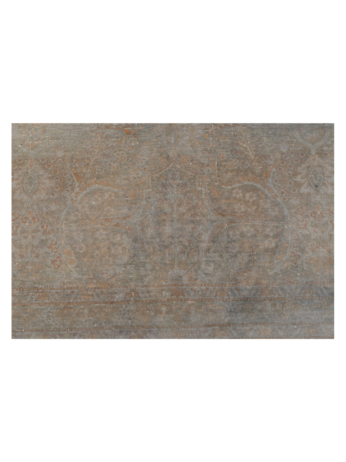 Vintage 111397 Silver 8x10.2 Hand Knotted Rug