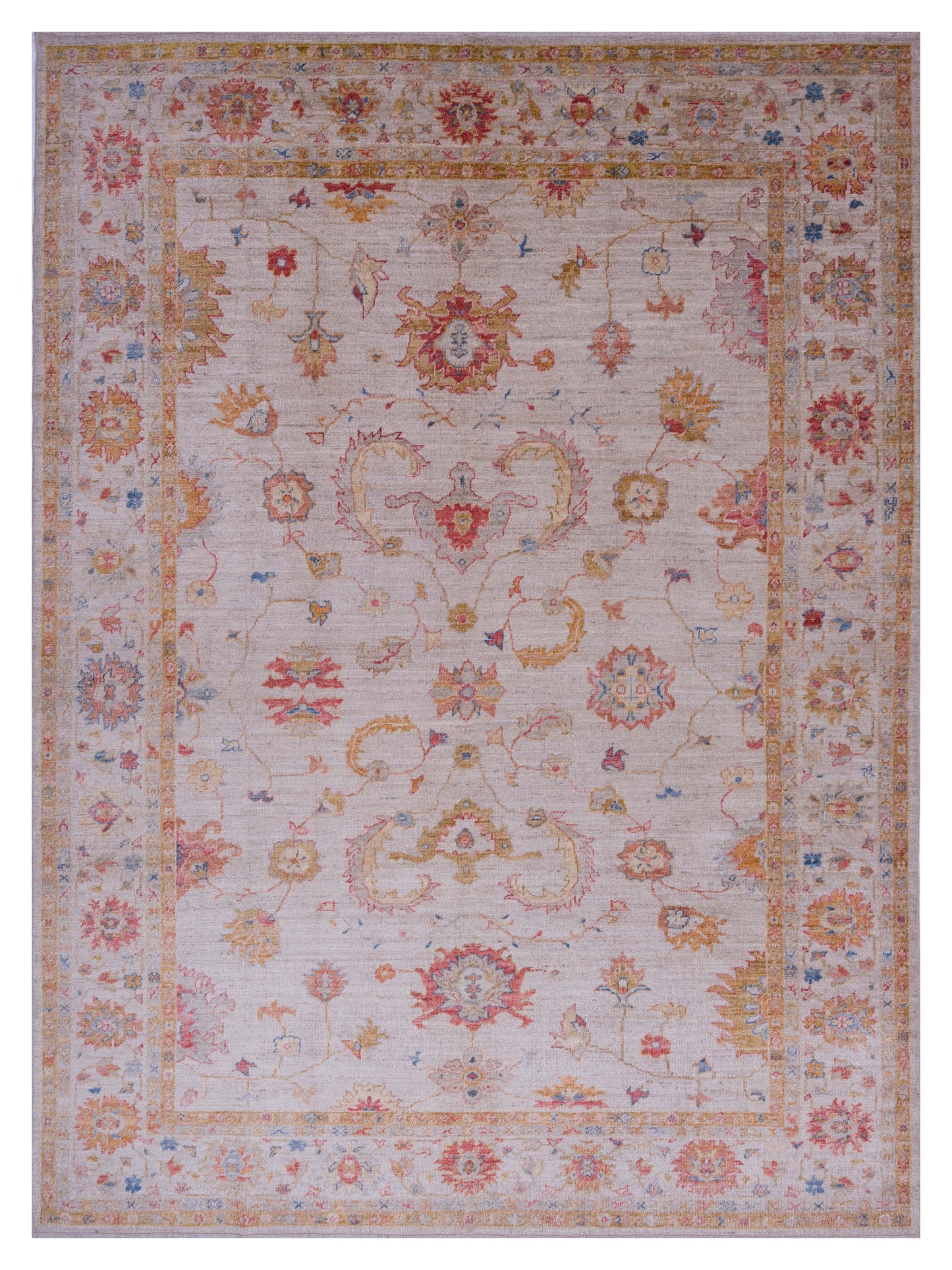 Anadol Angora Oushak Ivory Ivory Traditional