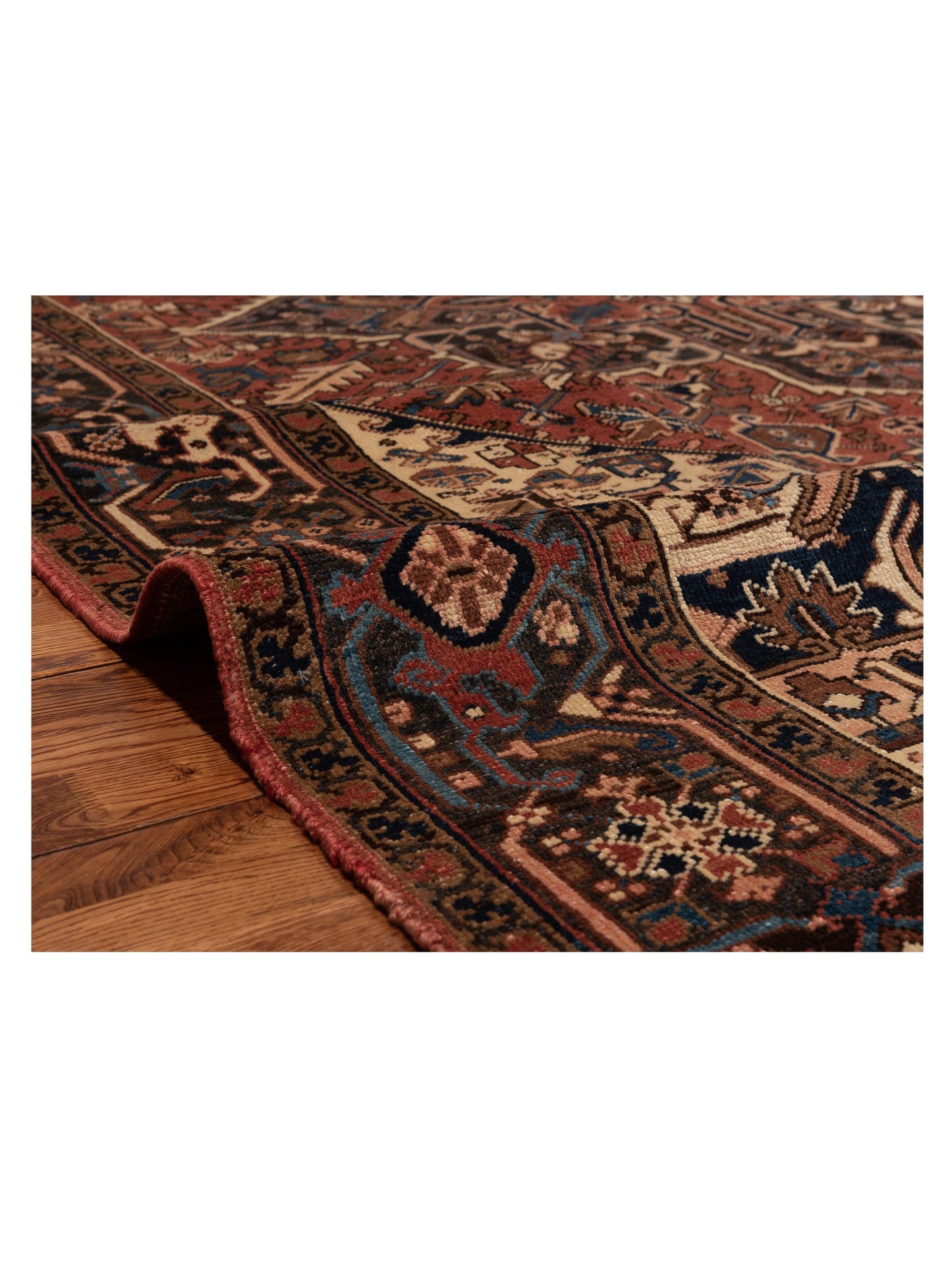 Persian 80602 Red Brown 8.3x11 Hand Knotted Rug