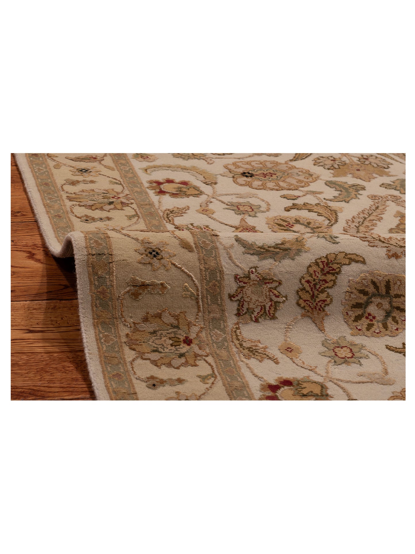 Imperial Silk 151245 Ivory Gold 3.1x13.3 Hand Knotted Rug