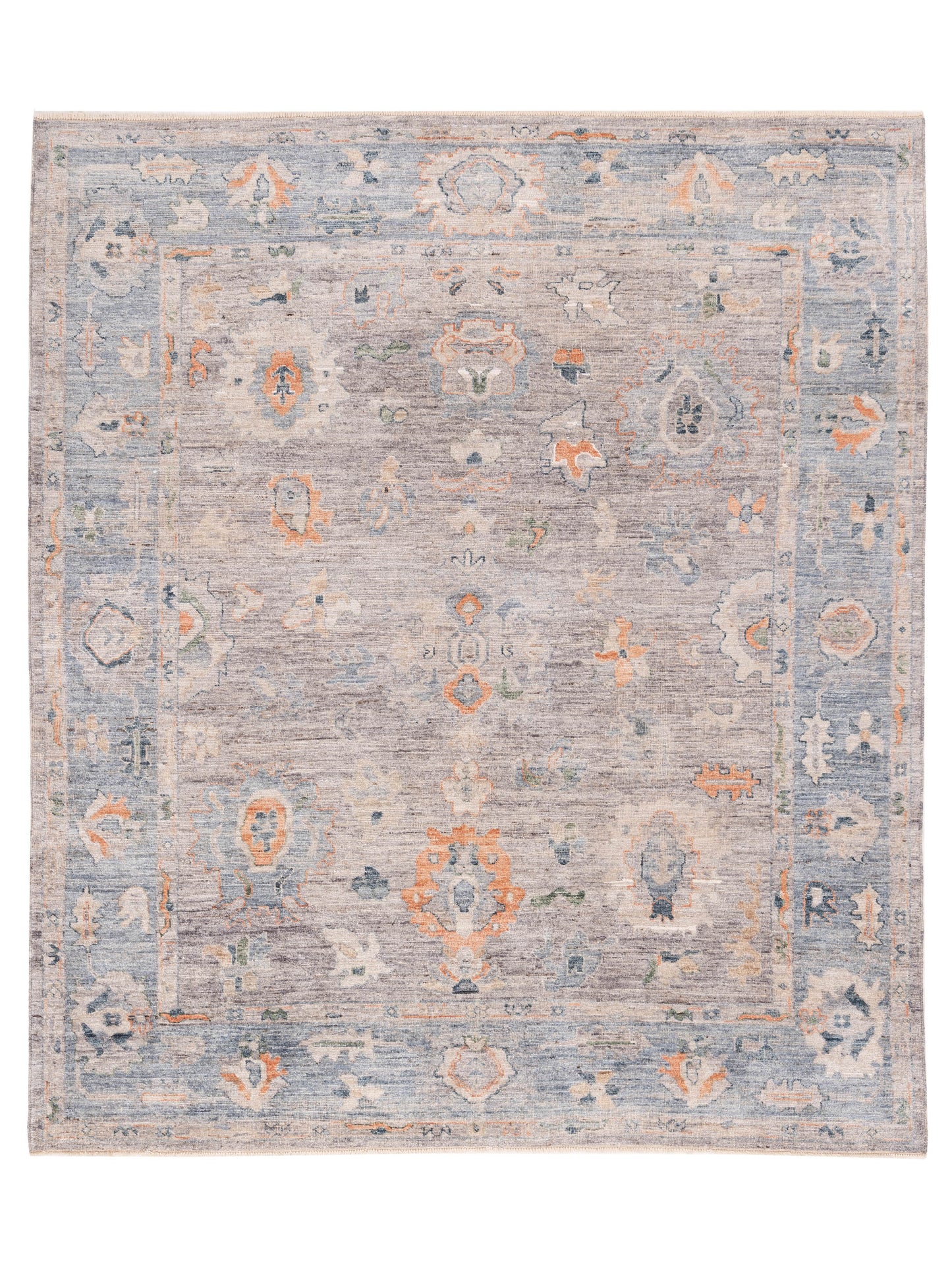 Anadol Angora Oushak Gray Blue Traditional