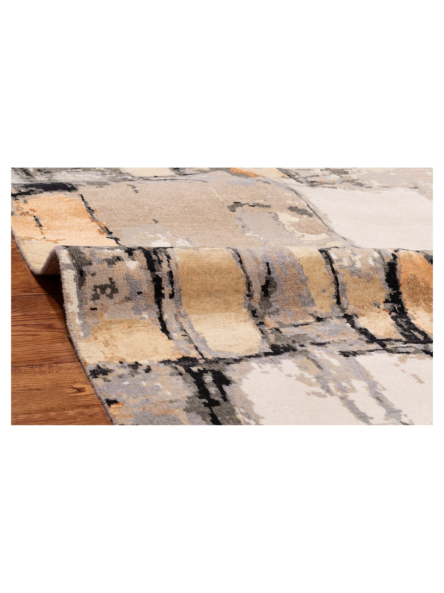Dazzling 153379 Multi Multi 7.11x10.1 Hand Knotted Rug
