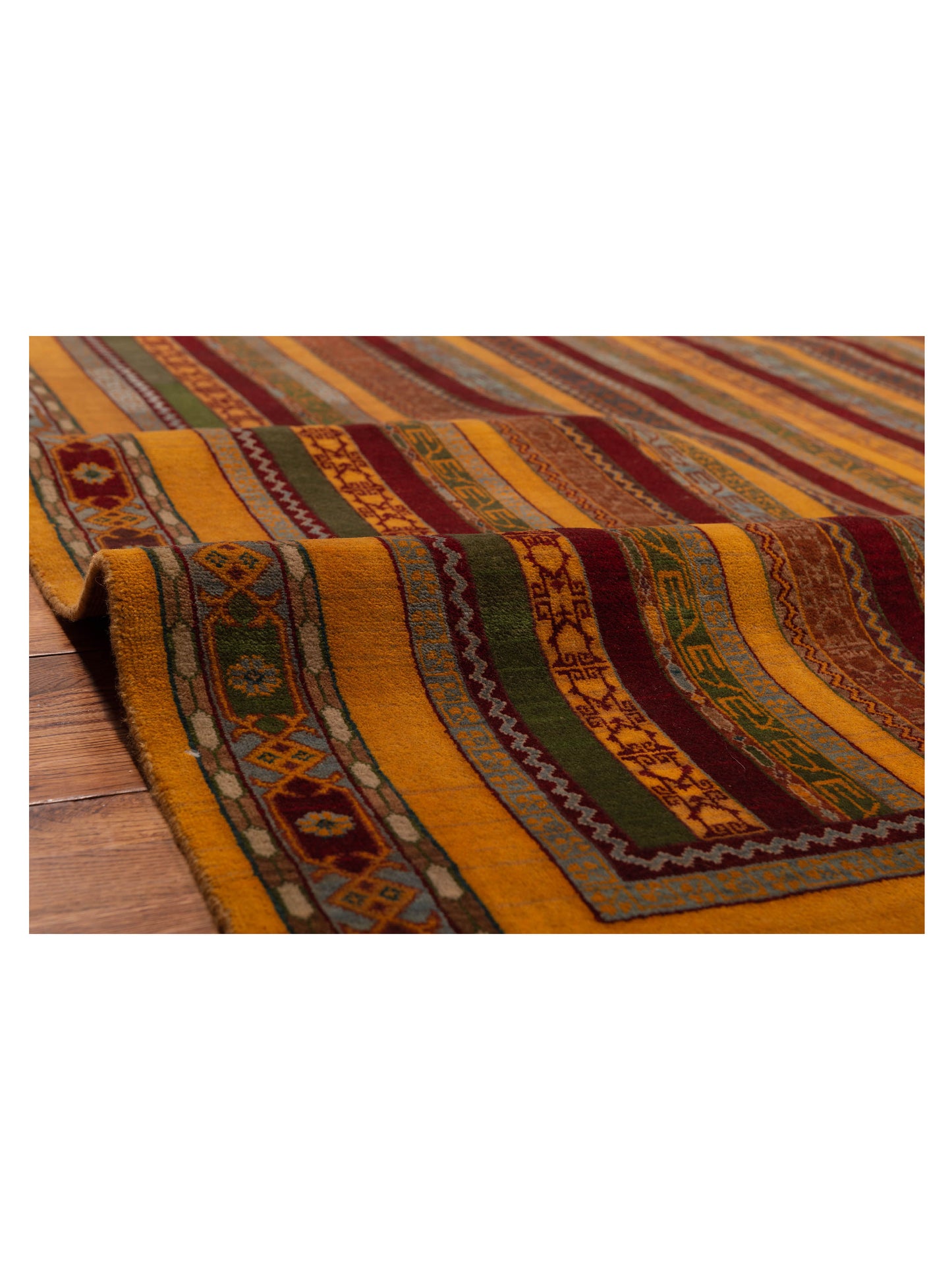 Shawl 112848 Multi 6.6x9.7 Hand Knotted Rug