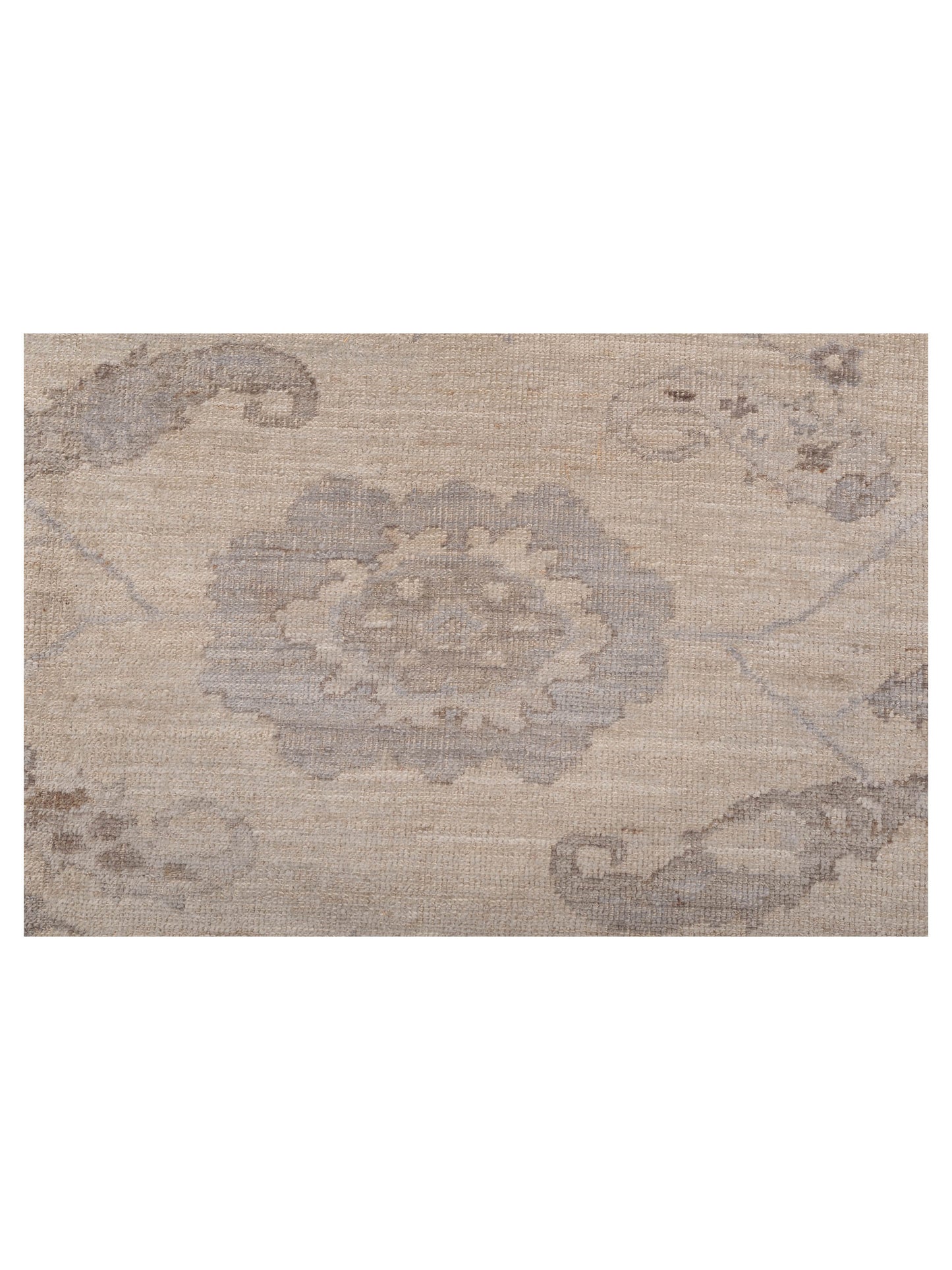 Angora Oushak 149781 Ivory Ivory 8x8.4 Hand Knotted Rug
