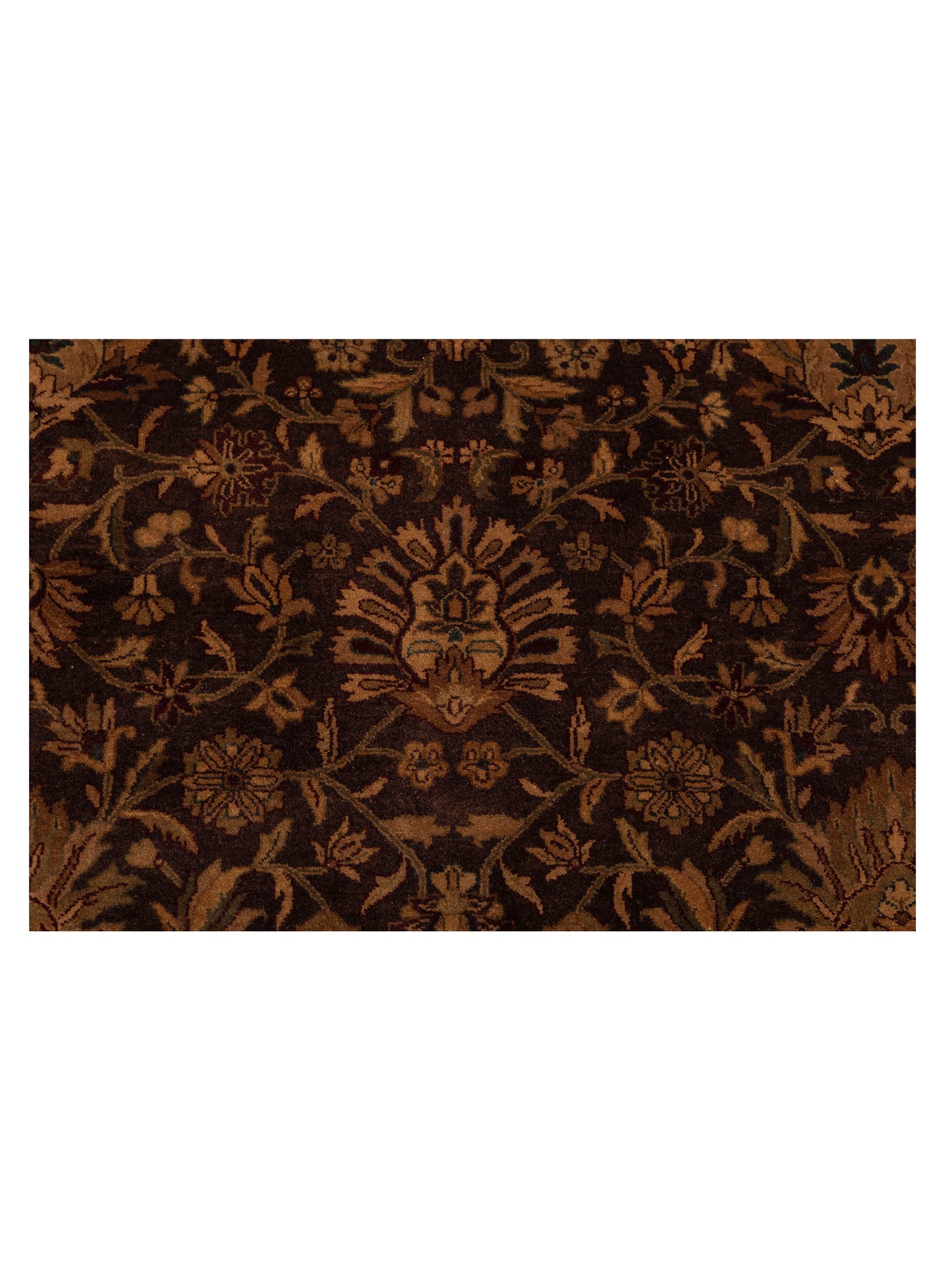 Sivas 109410 Brown Cream 9.2x12 Hand Knotted Rug