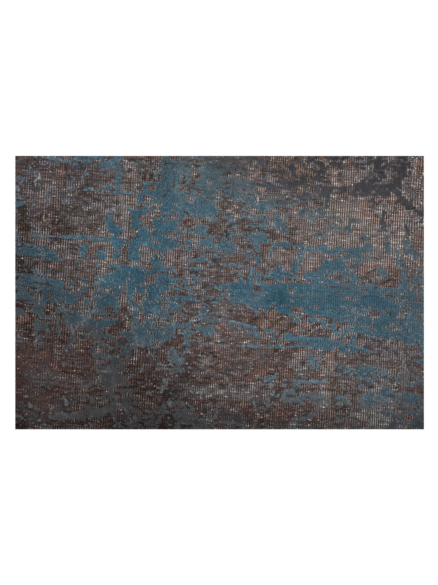 Vintage 109096 Gray 6.7x9.6 Hand Knotted Rug