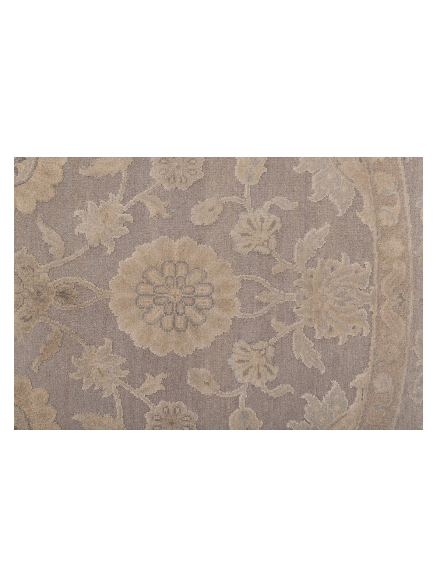 Imperial Silk 141442 Gray Gray 6x6 Hand Knotted Rug