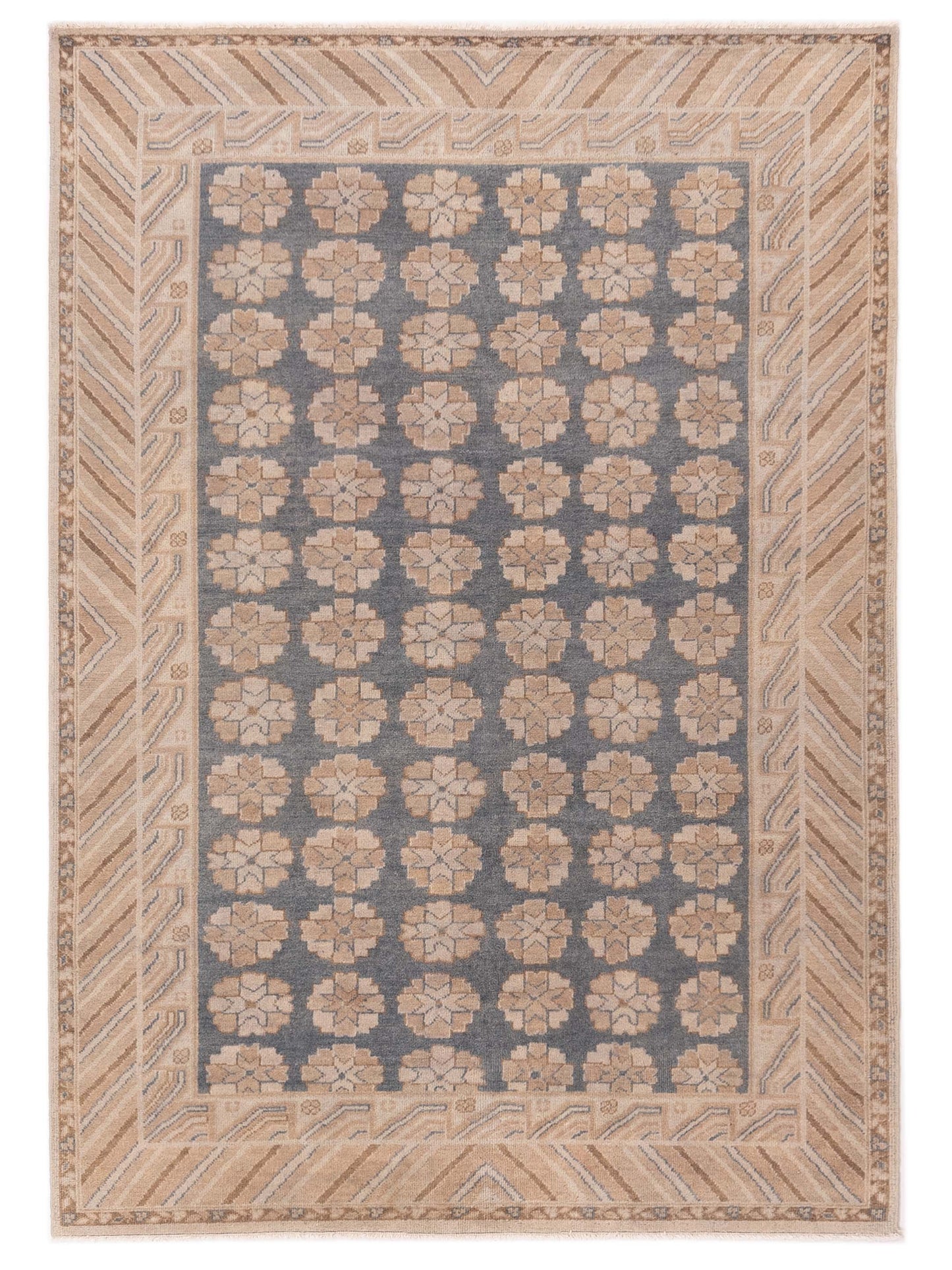 Rajpur Evren Blue Brown Transitional